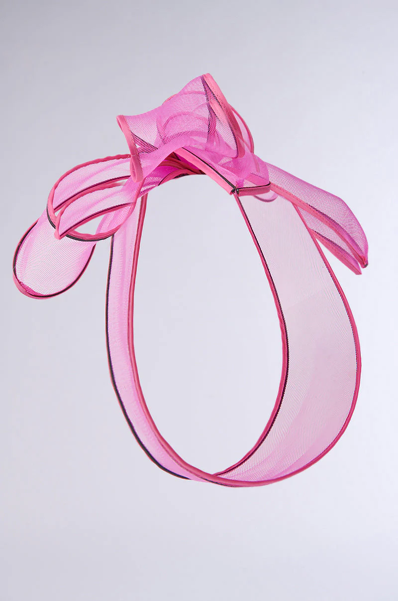 TO THE RACES FASCINATOR IN PINK - Image 4
