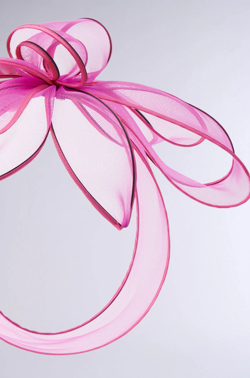 TO THE RACES FASCINATOR IN PINK - Image 5