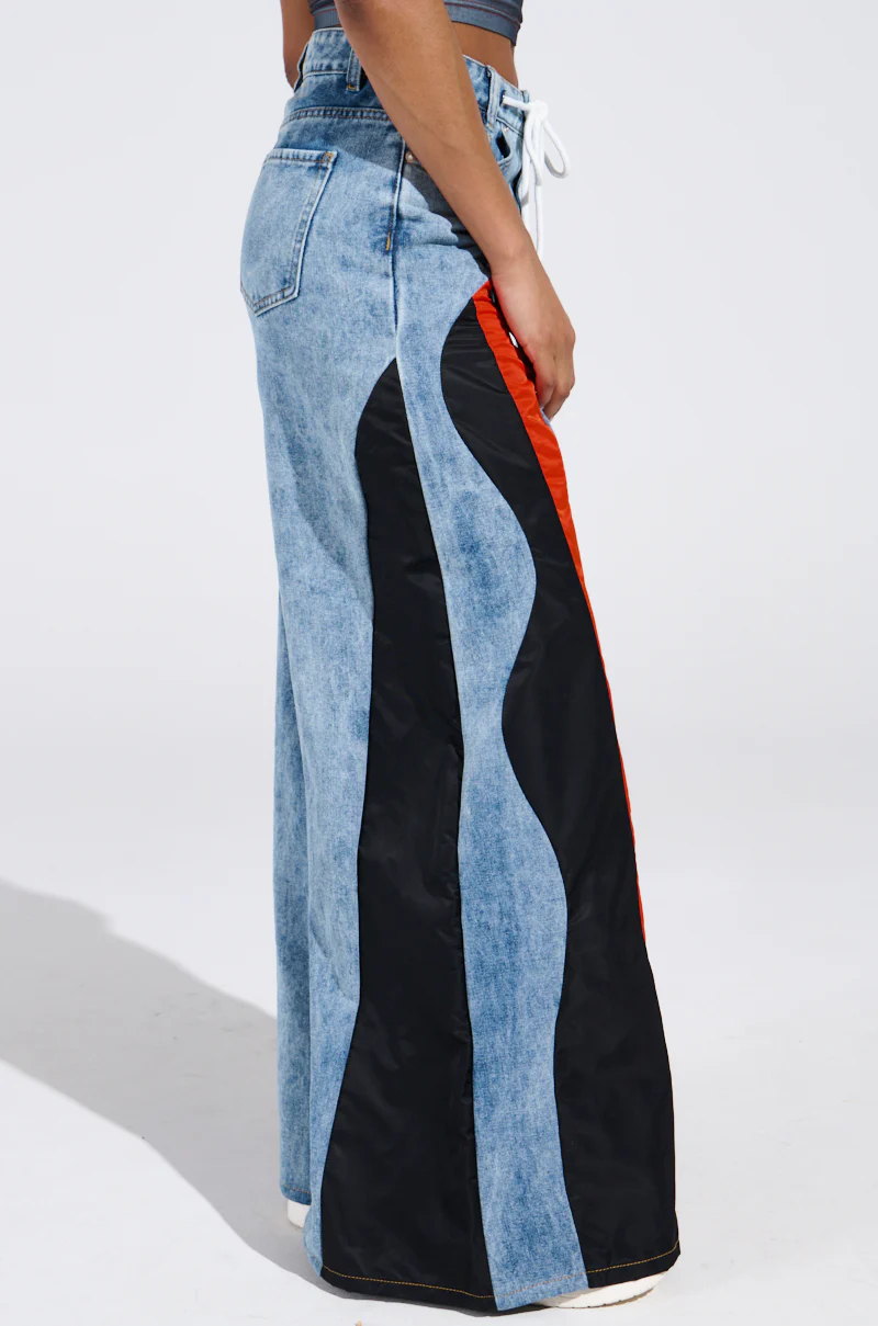 TOGETHER FOREVER DENIM PANT WITH PANELS - Image 3