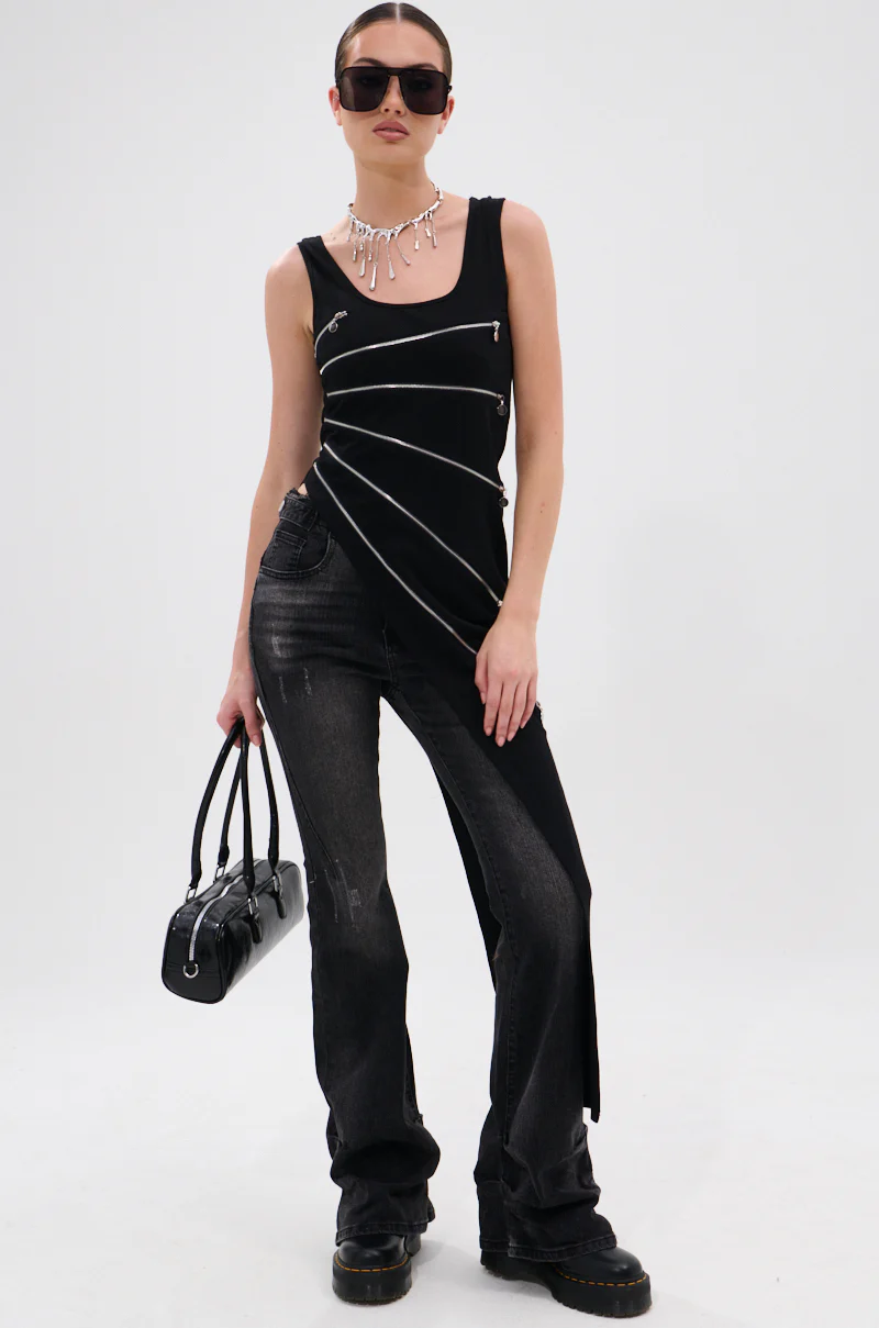 TOO GOOD FOR YOU BLOUSE WITH ZIPPERS - Image 2