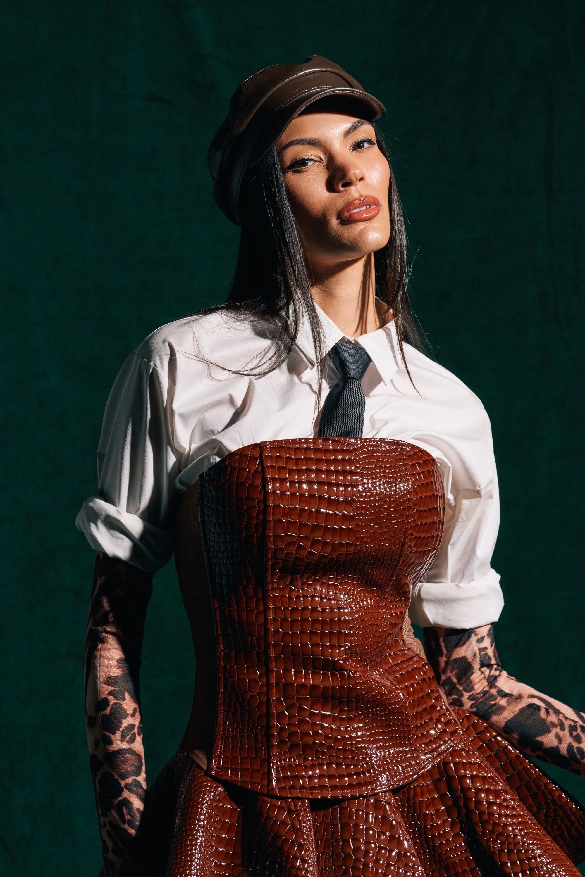 TOO GOOD FOR YOU CROCODILE CORSET - Image 2