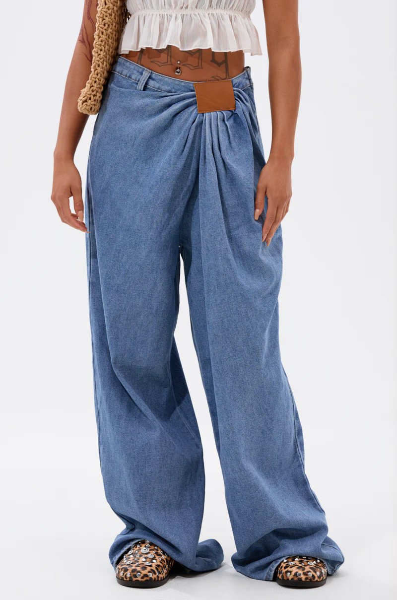 TOO MUCH FOR YOU WIDE LEG DENIM - Image 2