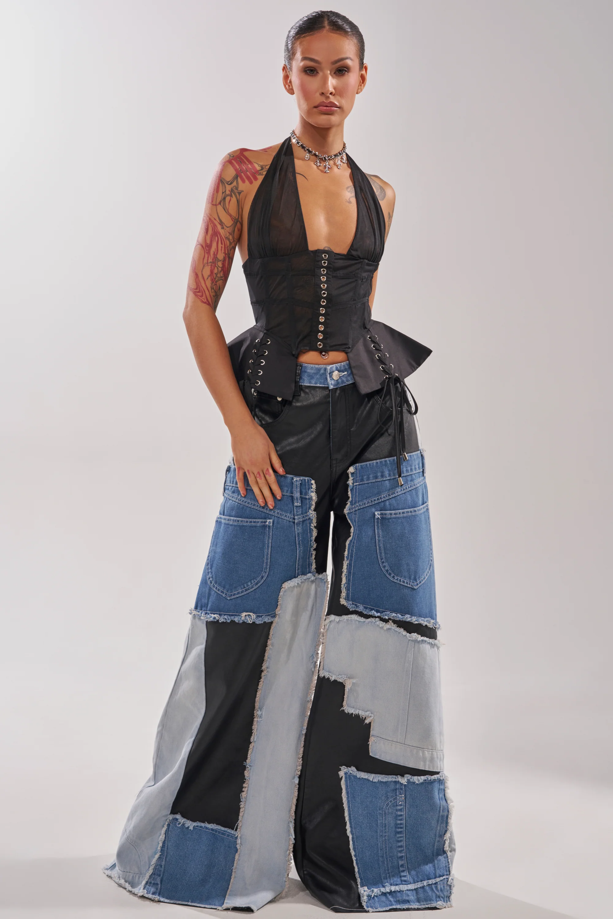 TOO MUCH GOING ON RELAXED DENIM - Image 9