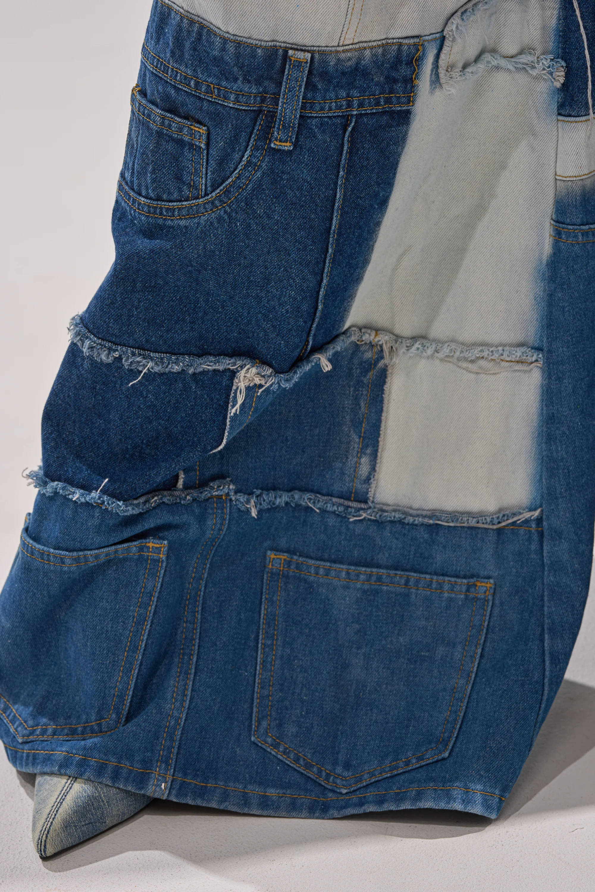 TOO MUCH GOING ON WIDE LEG DENIM - Image 9