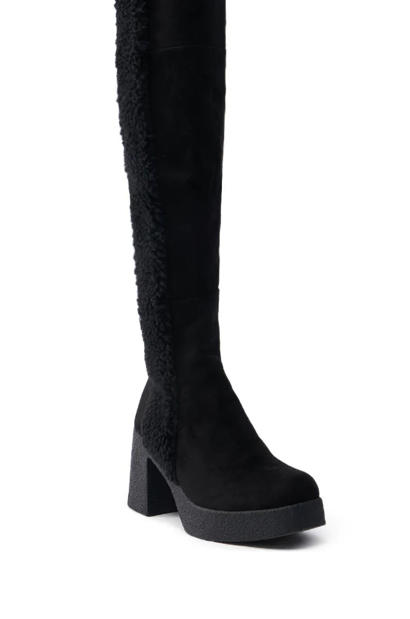 TOP TIER BLACK CHUNKY BOOT - Image 8