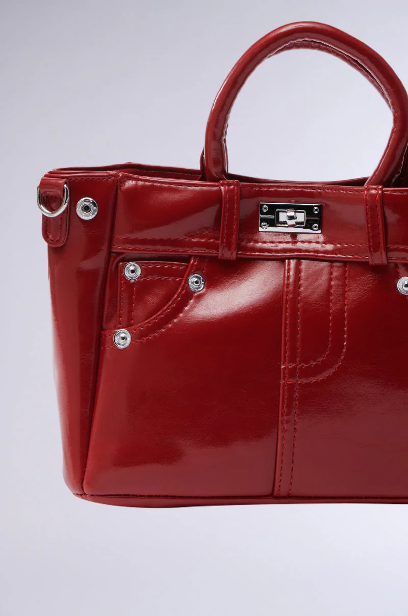 TOP TIER PANTS PU PURSE - Image 4