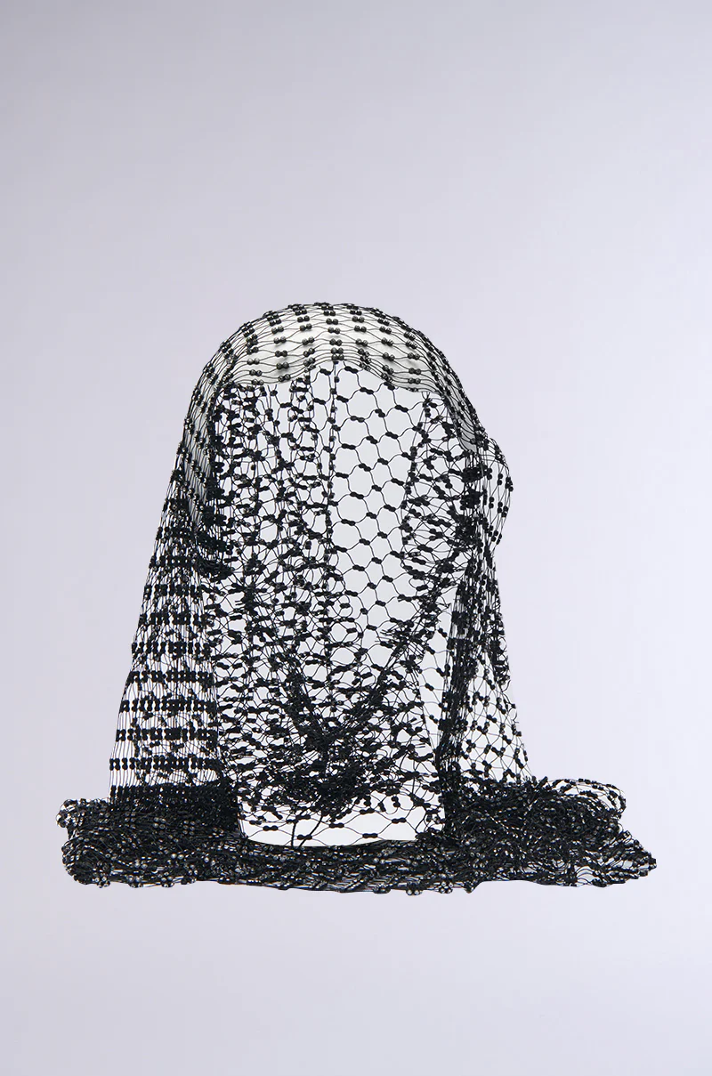 TOP TIER RHINESTONE MESH HOOD - Image 5