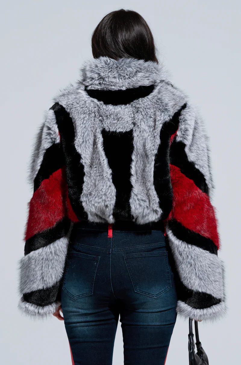 TORONTO FAUX FUR COAT - Image 5