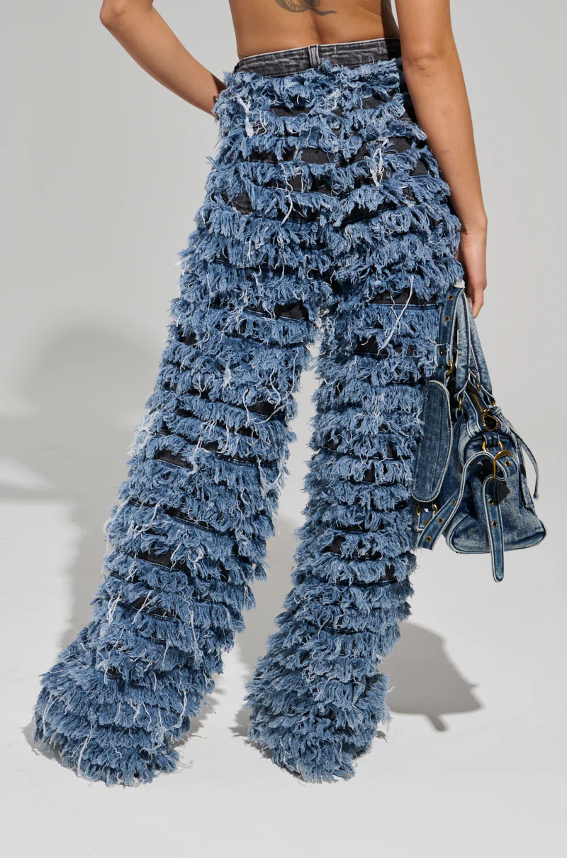 TOUCH ME DISTRESSED DENIM PANT - Image 5