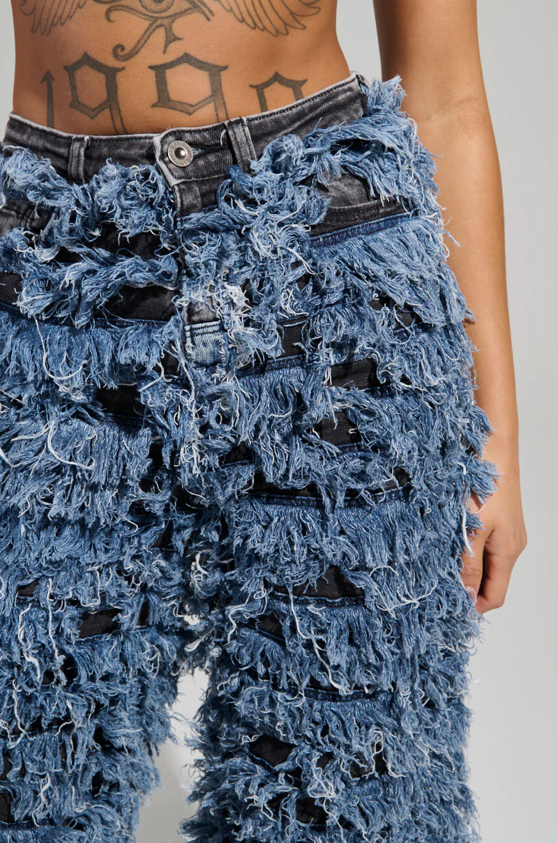 TOUCH ME DISTRESSED DENIM PANT - Image 8