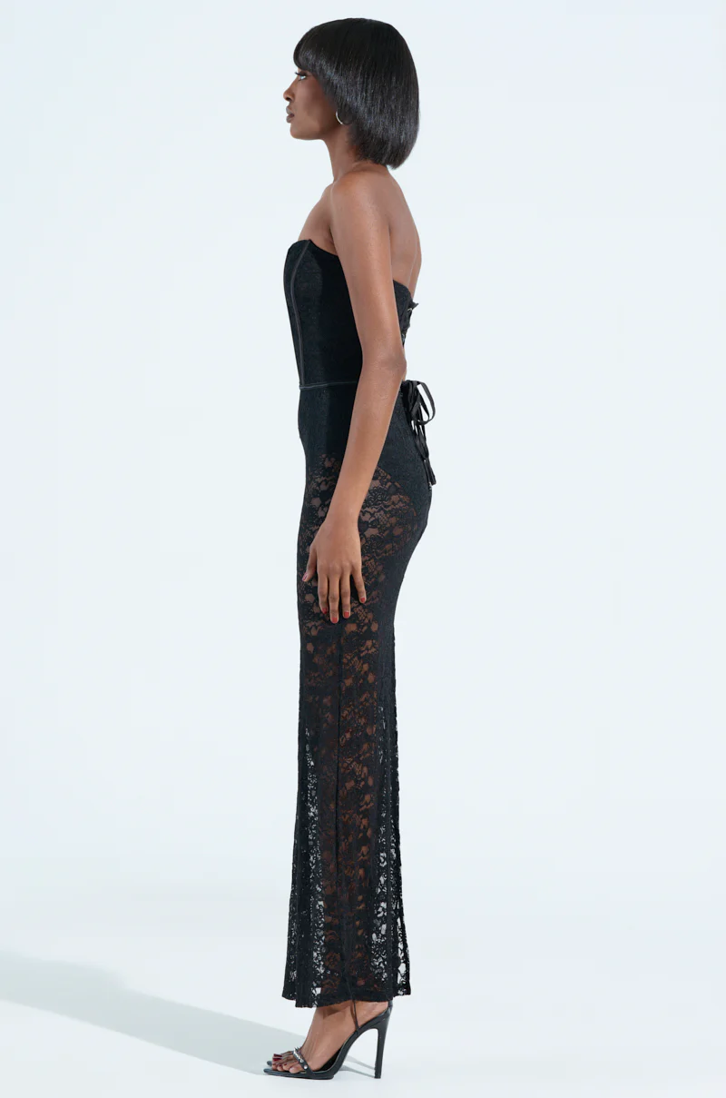 TRENDSETTER LACE MAXI DRESS - Image 3