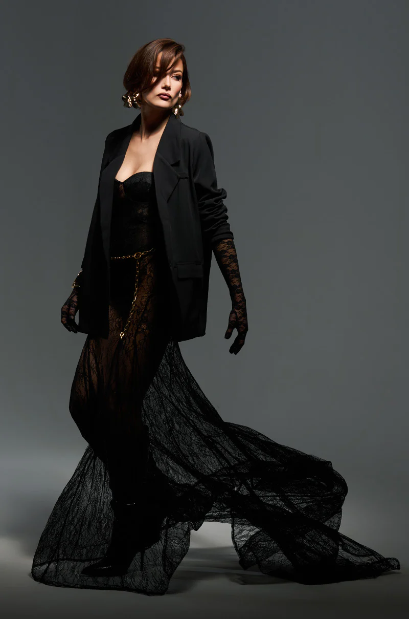 TROUBLES HERE LACE MAXI DRESS - Image 2