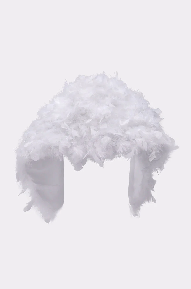 TRUDY FEATHER WRAP - Image 6
