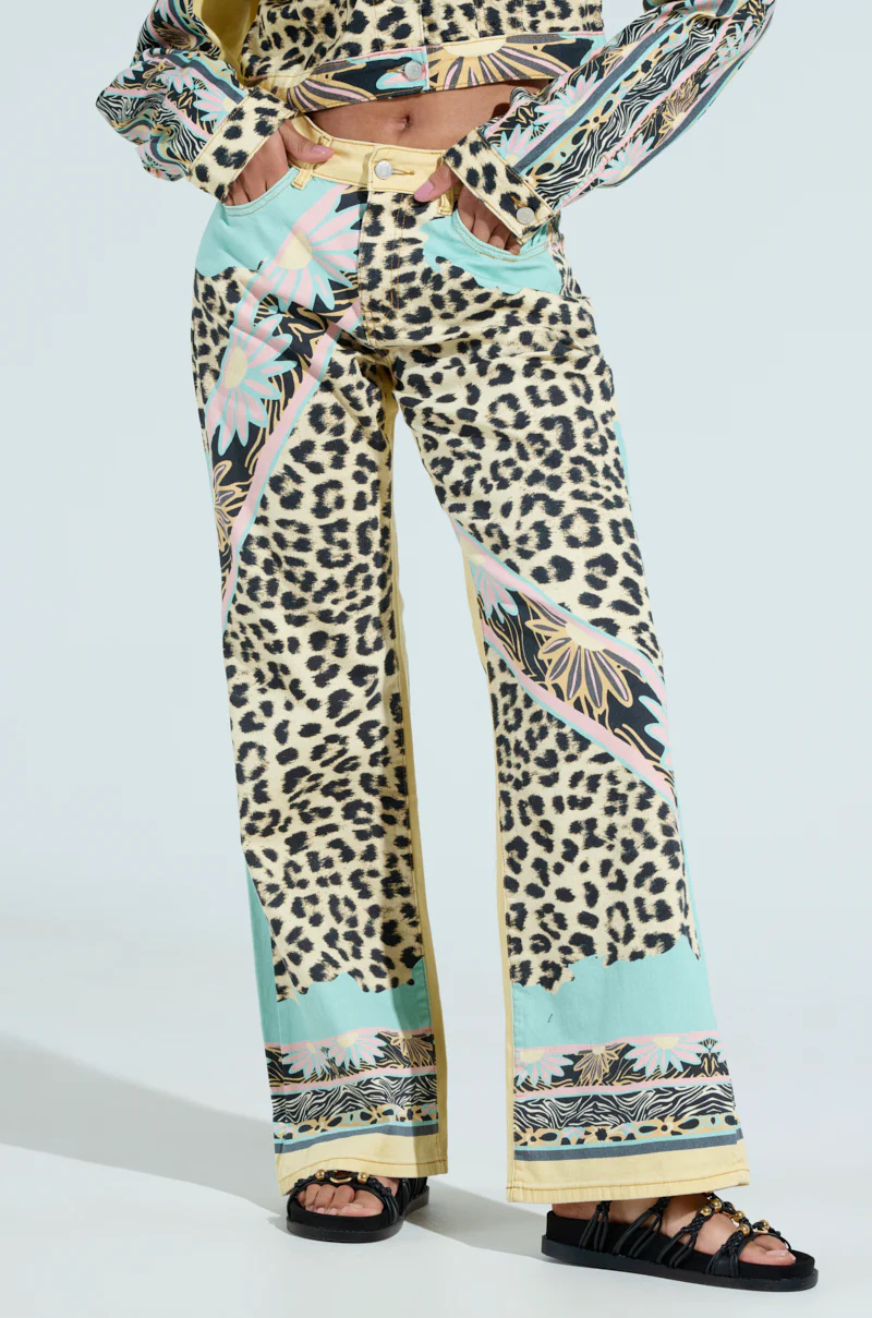 TRUST YOUR INSTINCTS WIDE LEG DENIM - Image 2