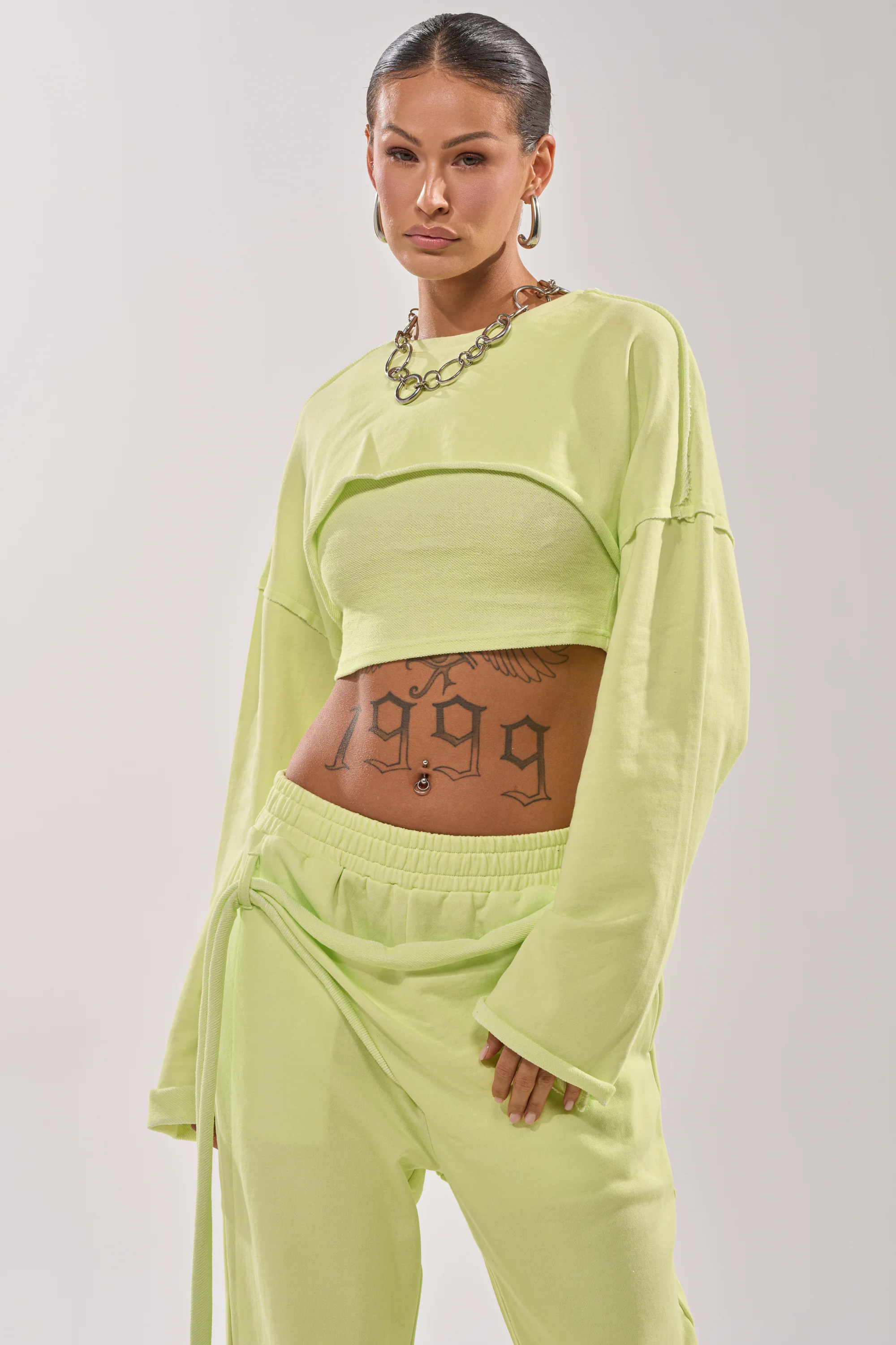 TRY ME BABY CROP SWEATSHIRT - Image 2