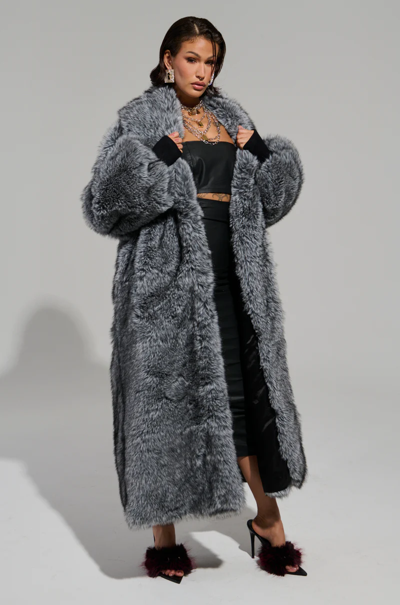 TSUNAMI FAUX FUR TRENCH - Image 6