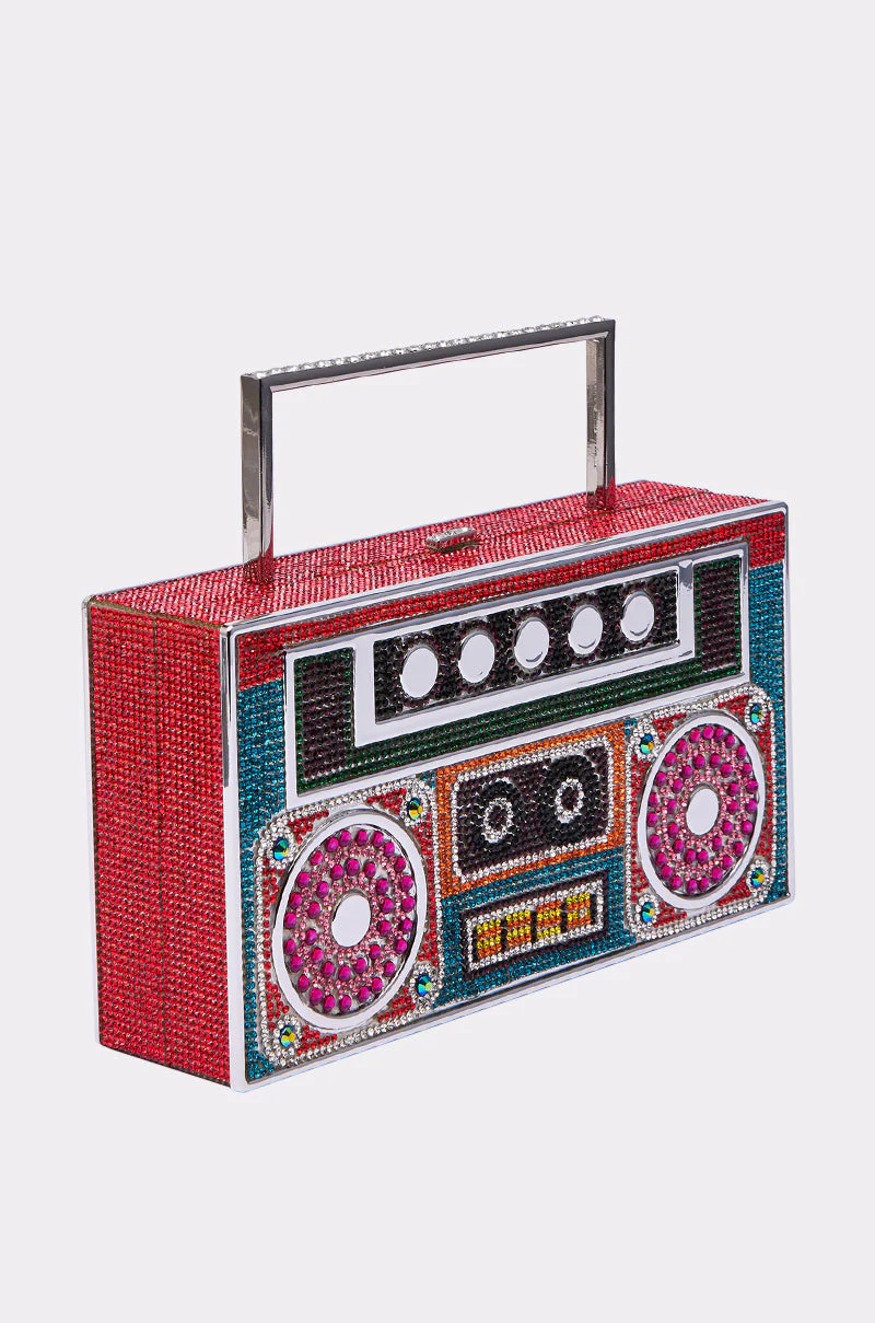 TURN ME UP BLING BOOMBOX PURSE - Image 3