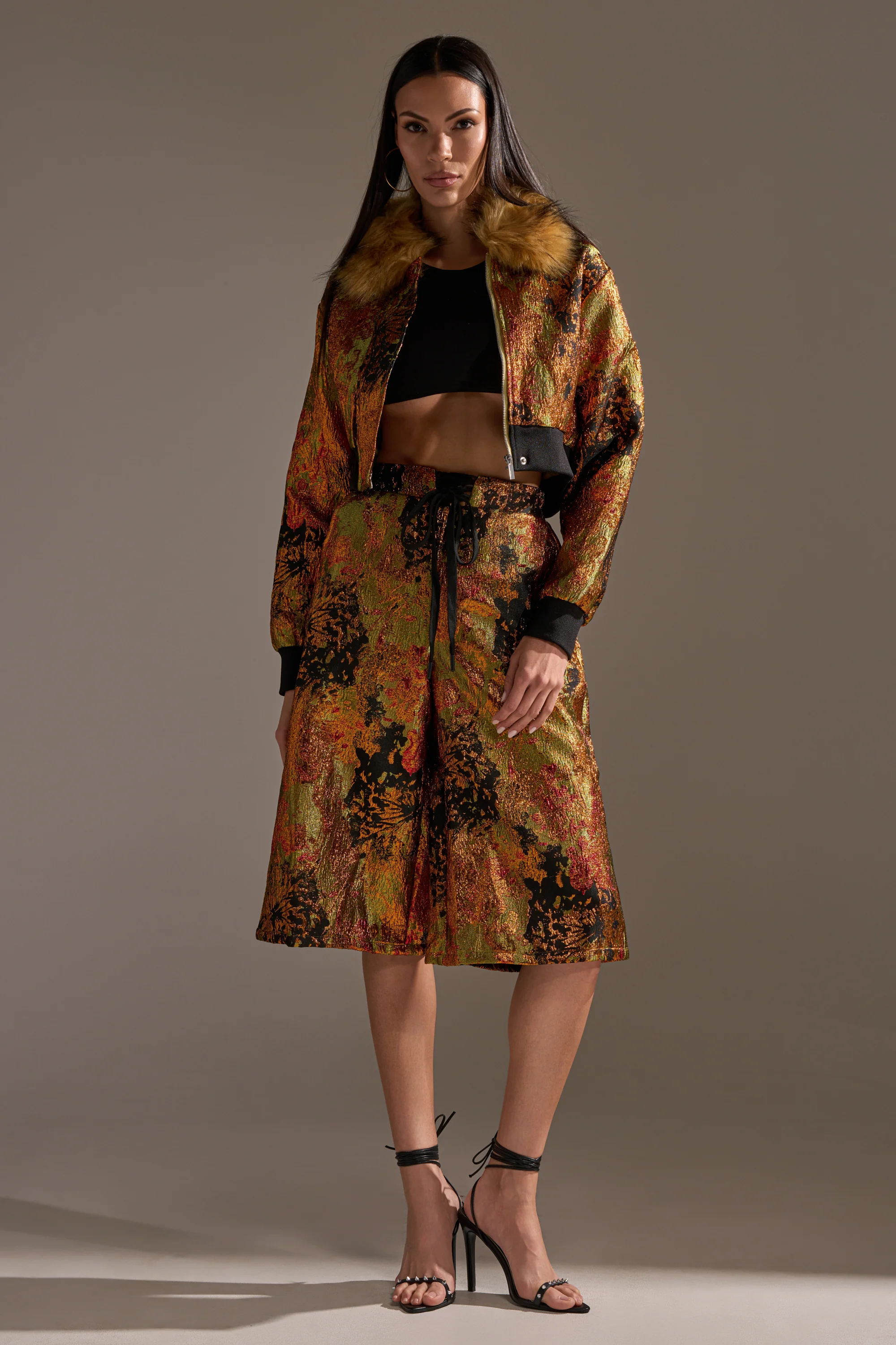 TWIN FLAME BROCADE BOMBER - Image 12