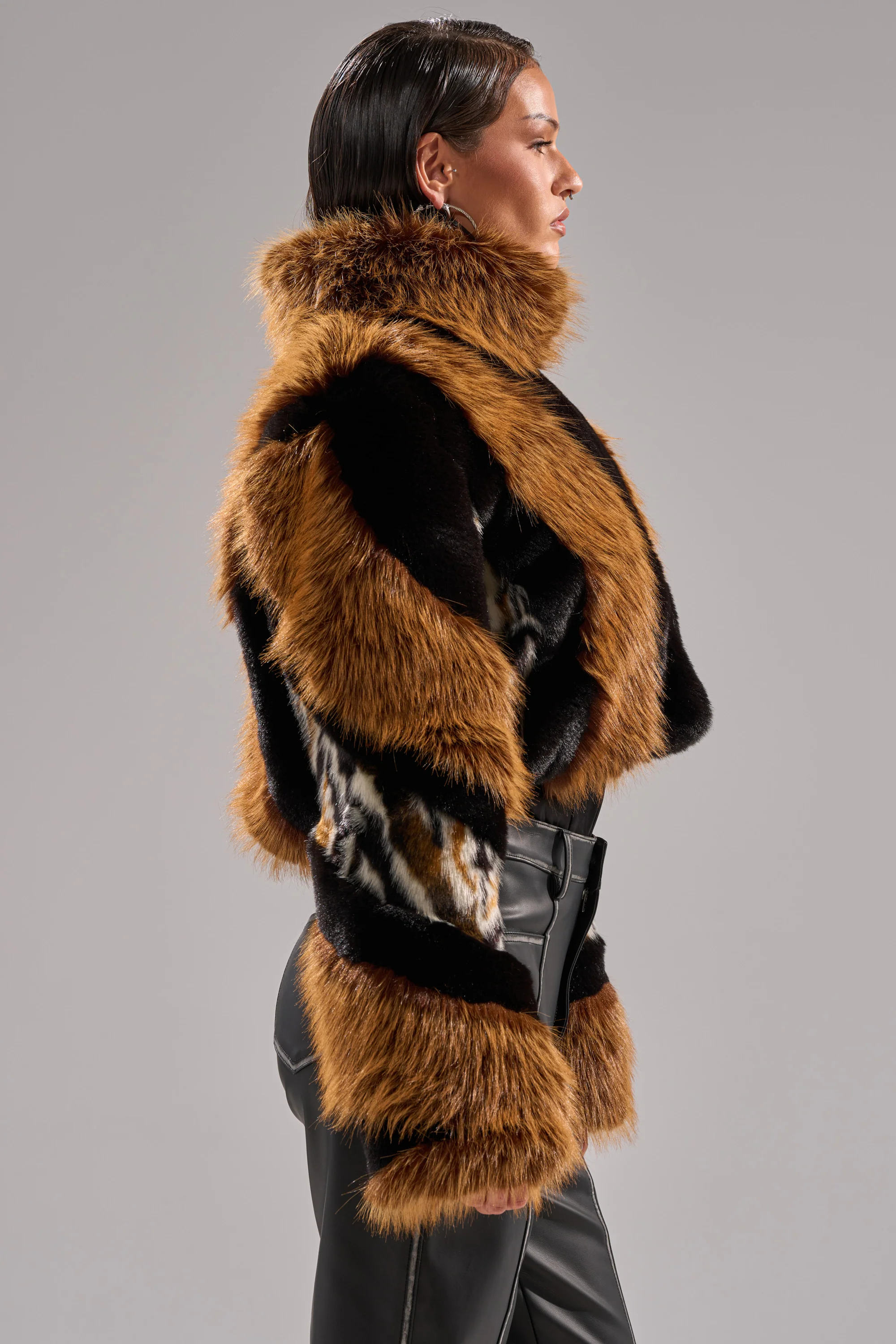 TWISTER PATCHWORK FAUX FUR - Image 5