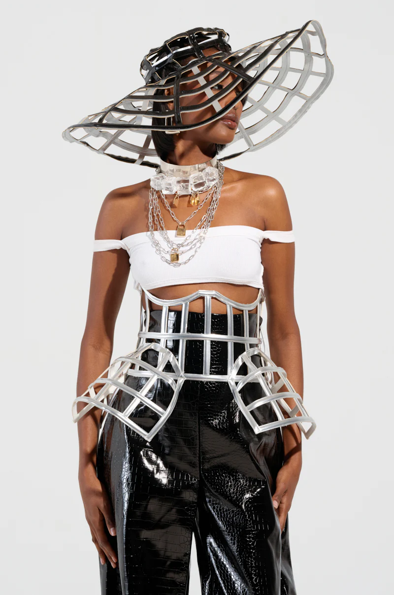 ULTIMATE TEASE METALLIC CAGE BELT