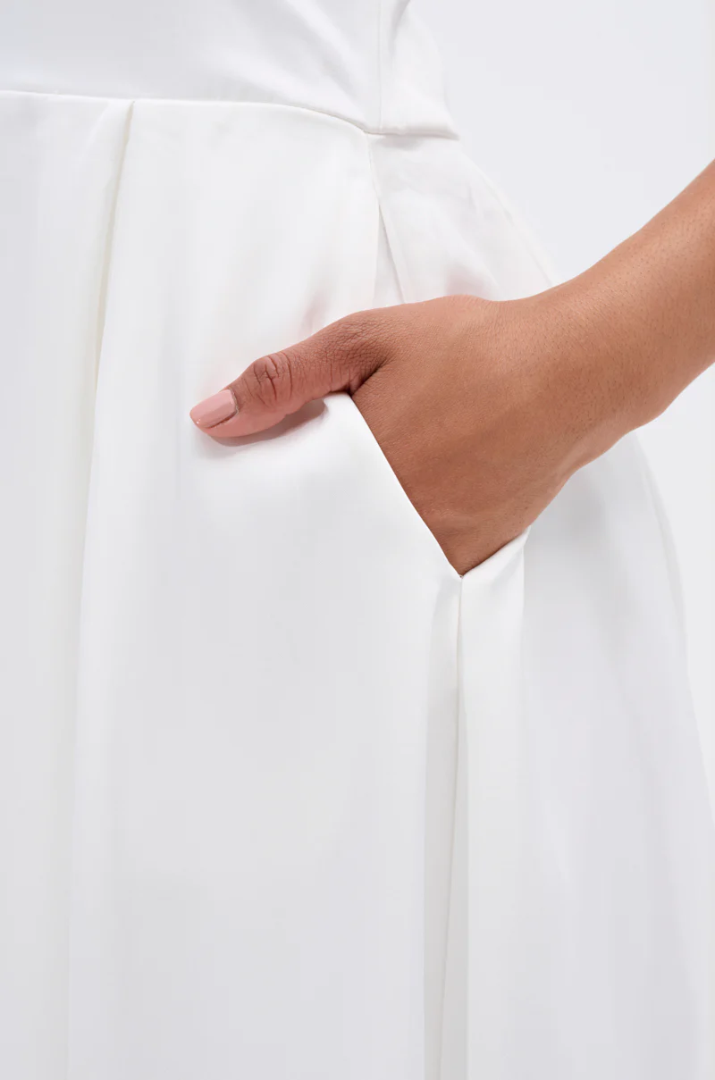 UNFORGETTABLE SATIN JUMPSUIT IN WHITE - Image 6