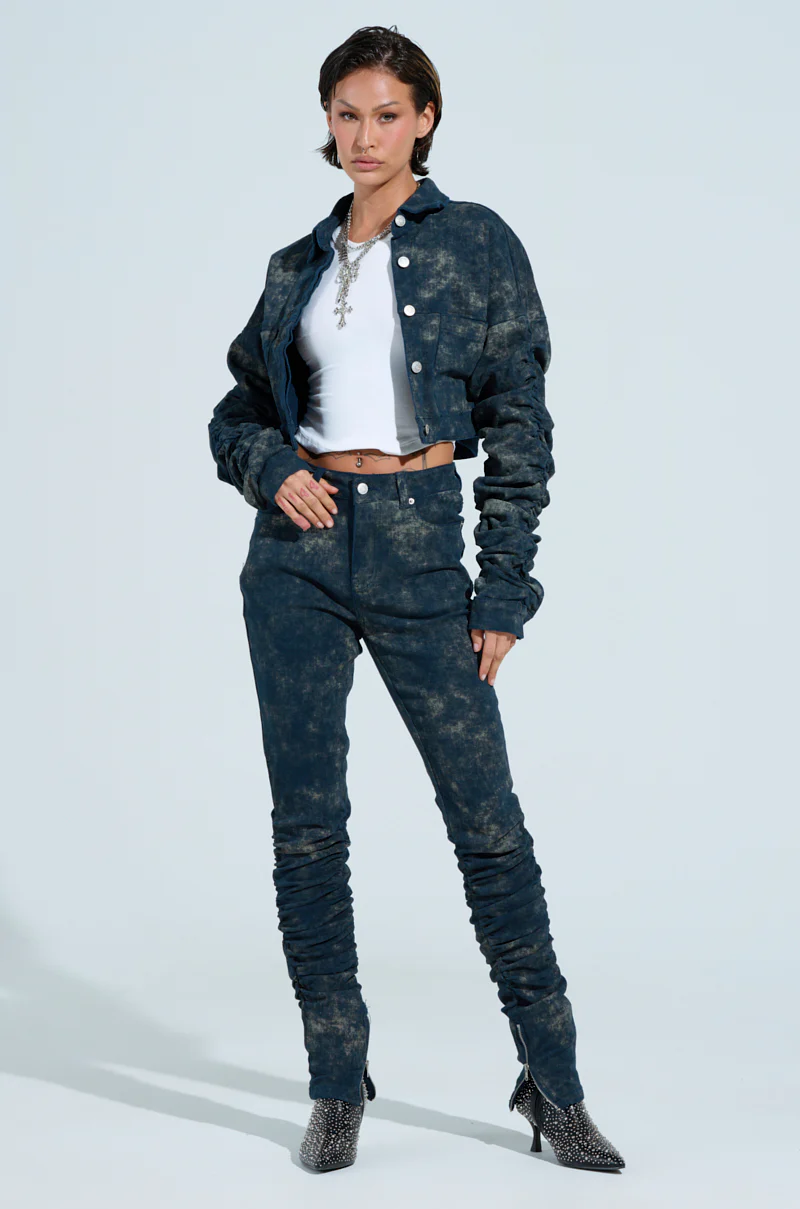 UNFORGETTABLE STACKED LONG SLEEVE BUTTON DOWN - Image 6