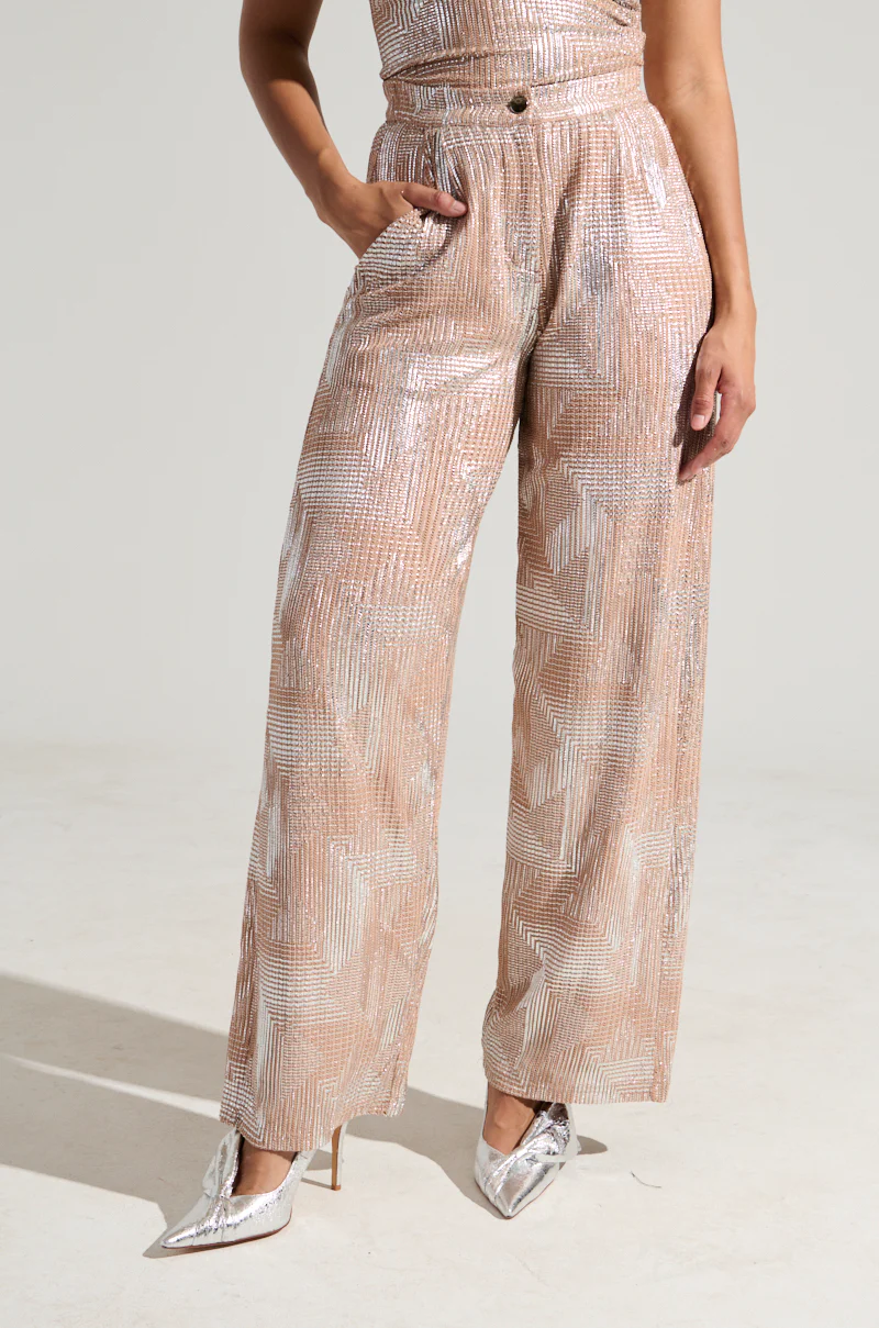 UP ALL NIGHT THINKING TROUSER IN BROWN - Image 3