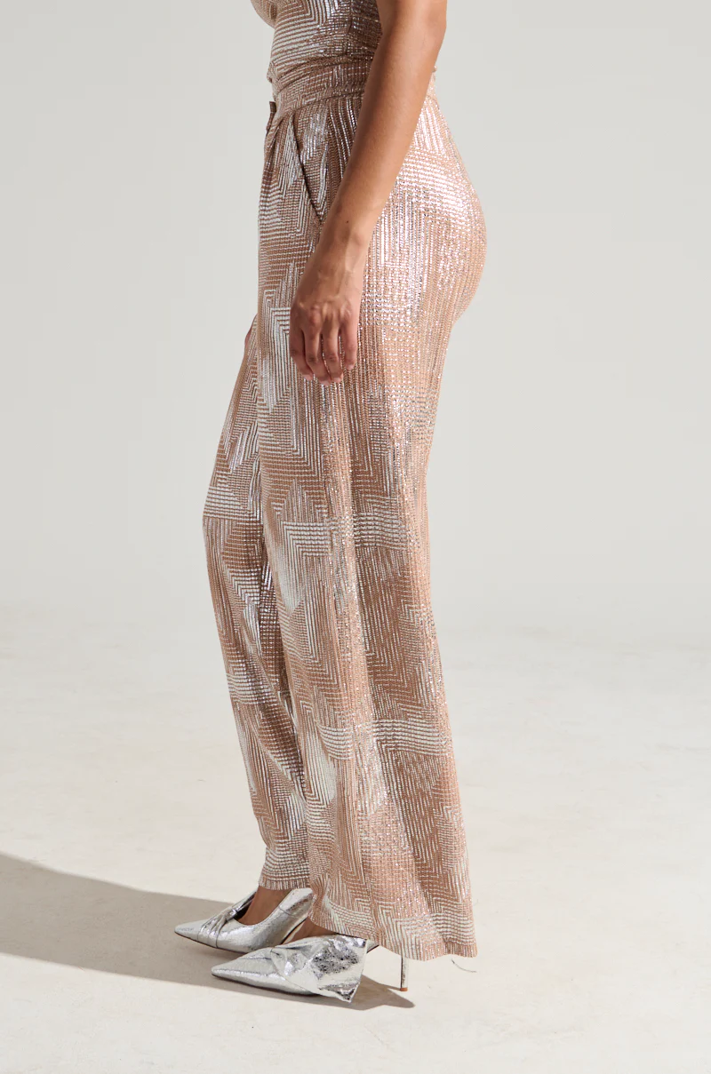 UP ALL NIGHT THINKING TROUSER IN BROWN - Image 4