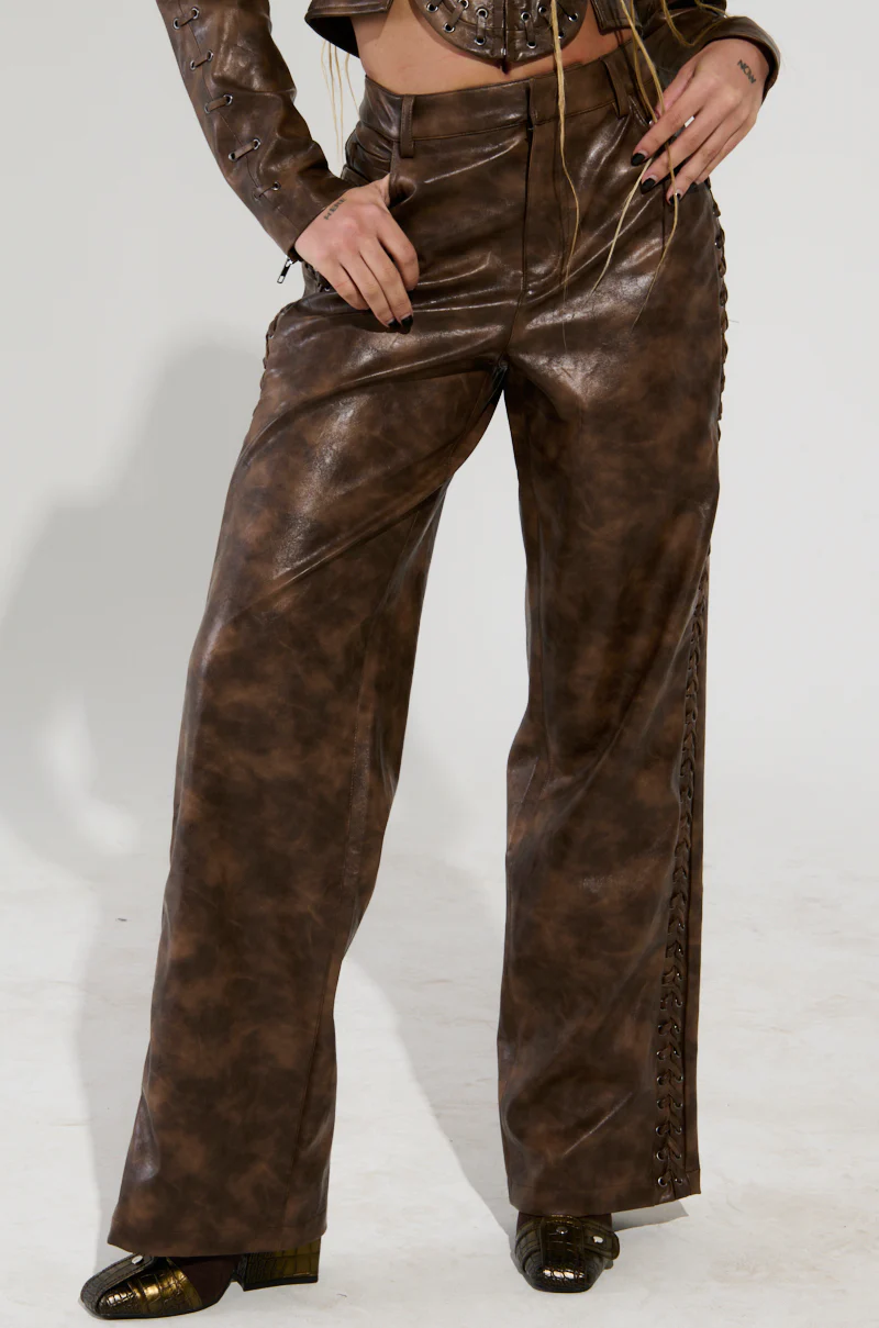 UP TO IT LACE UP TROUSERS - Image 3