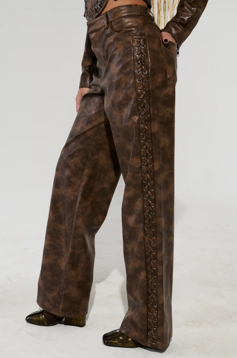 UP TO IT LACE UP TROUSERS - Image 4