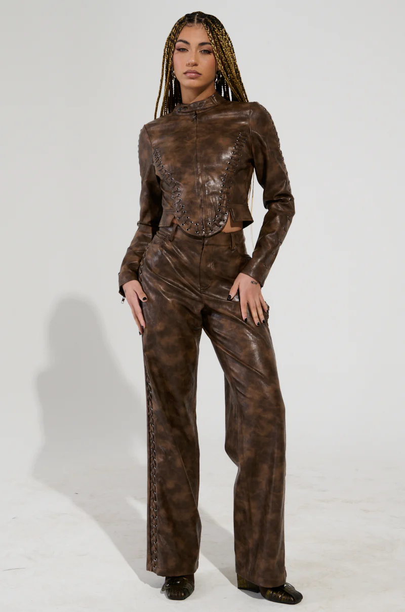 UP TO IT LACE UP TROUSERS - Image 6
