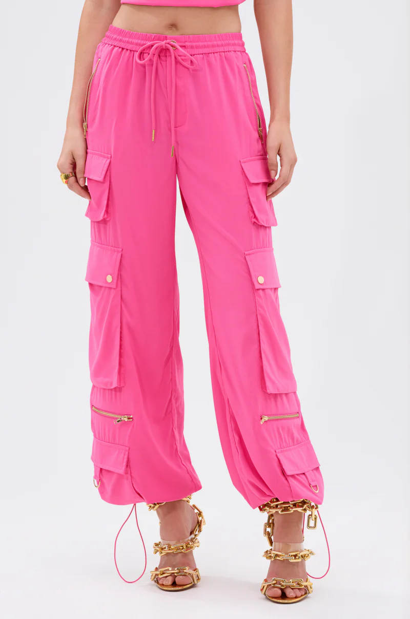 UP TO NO GOOD CARGO PANT IN PINK - Image 2