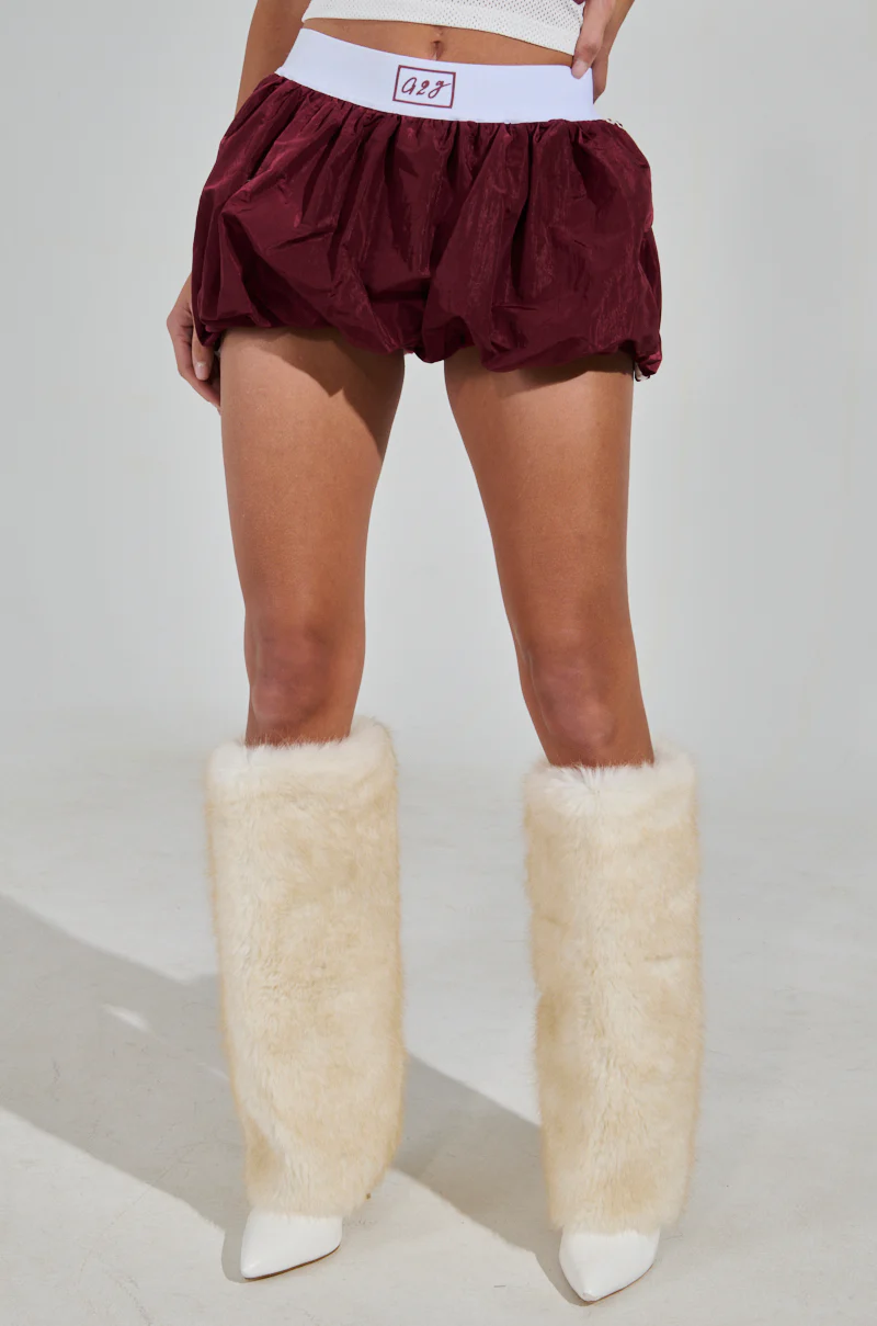 VARSITY SQUAD BUBBLE MINI SKIRT - Image 3