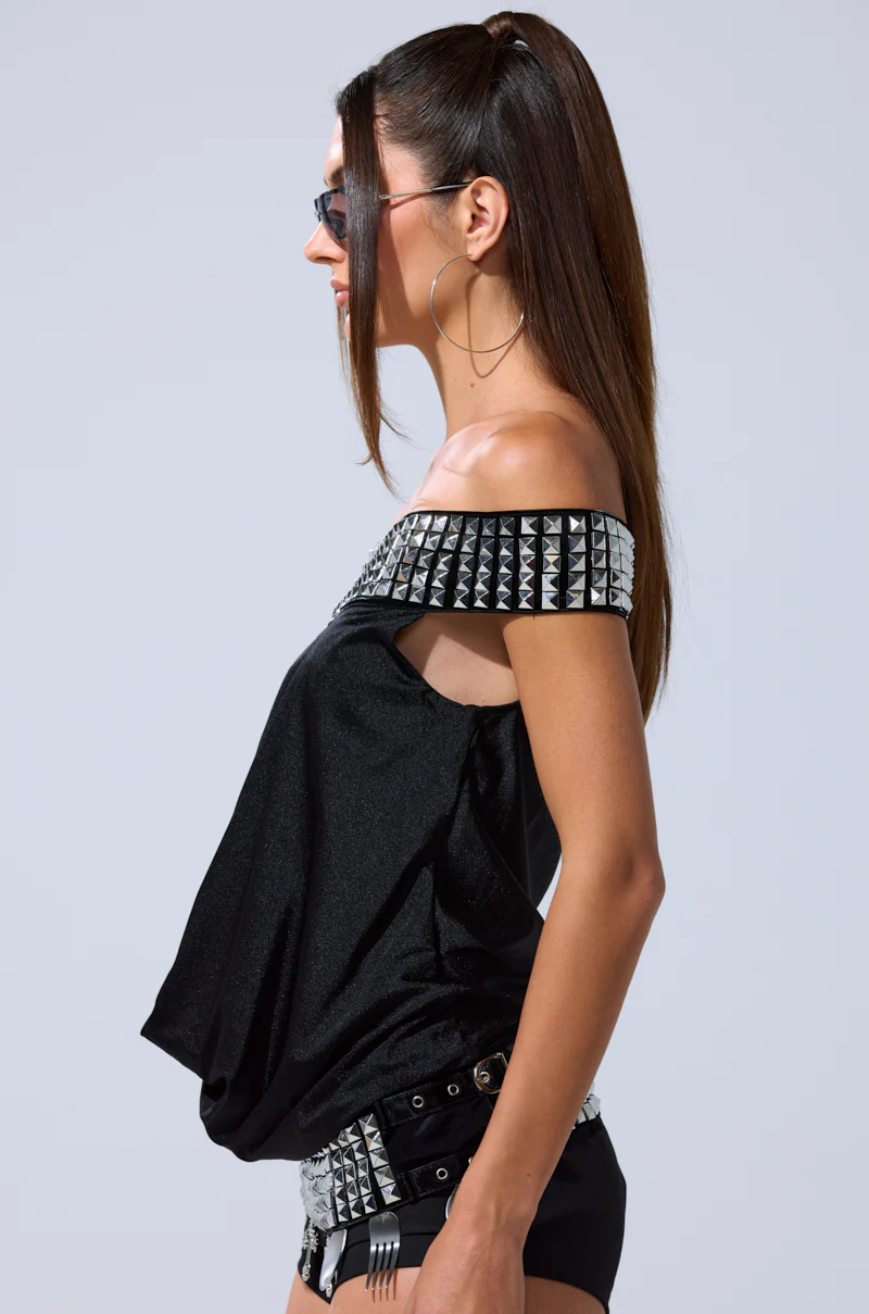 VENUS STUDDED OFF-THE-SHOULDER TOP - Image 6