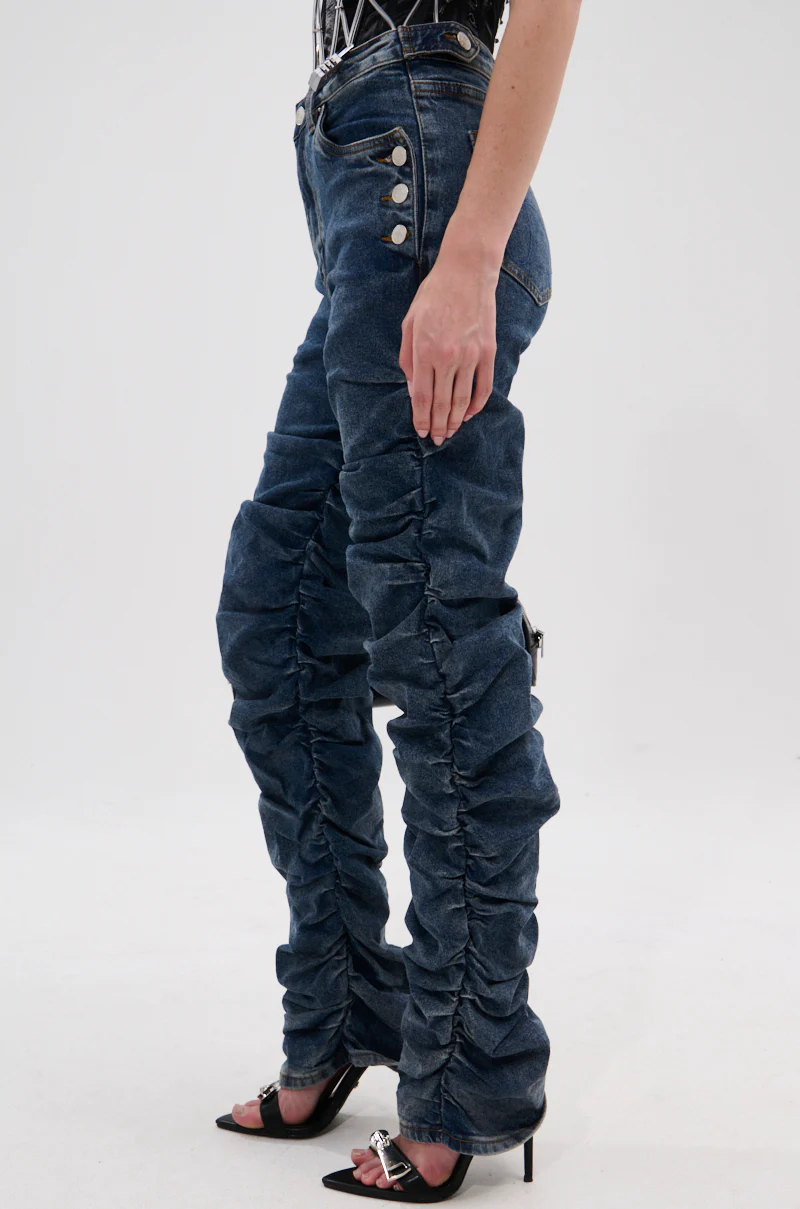 VERONICA RUCHED DENIM - Image 4