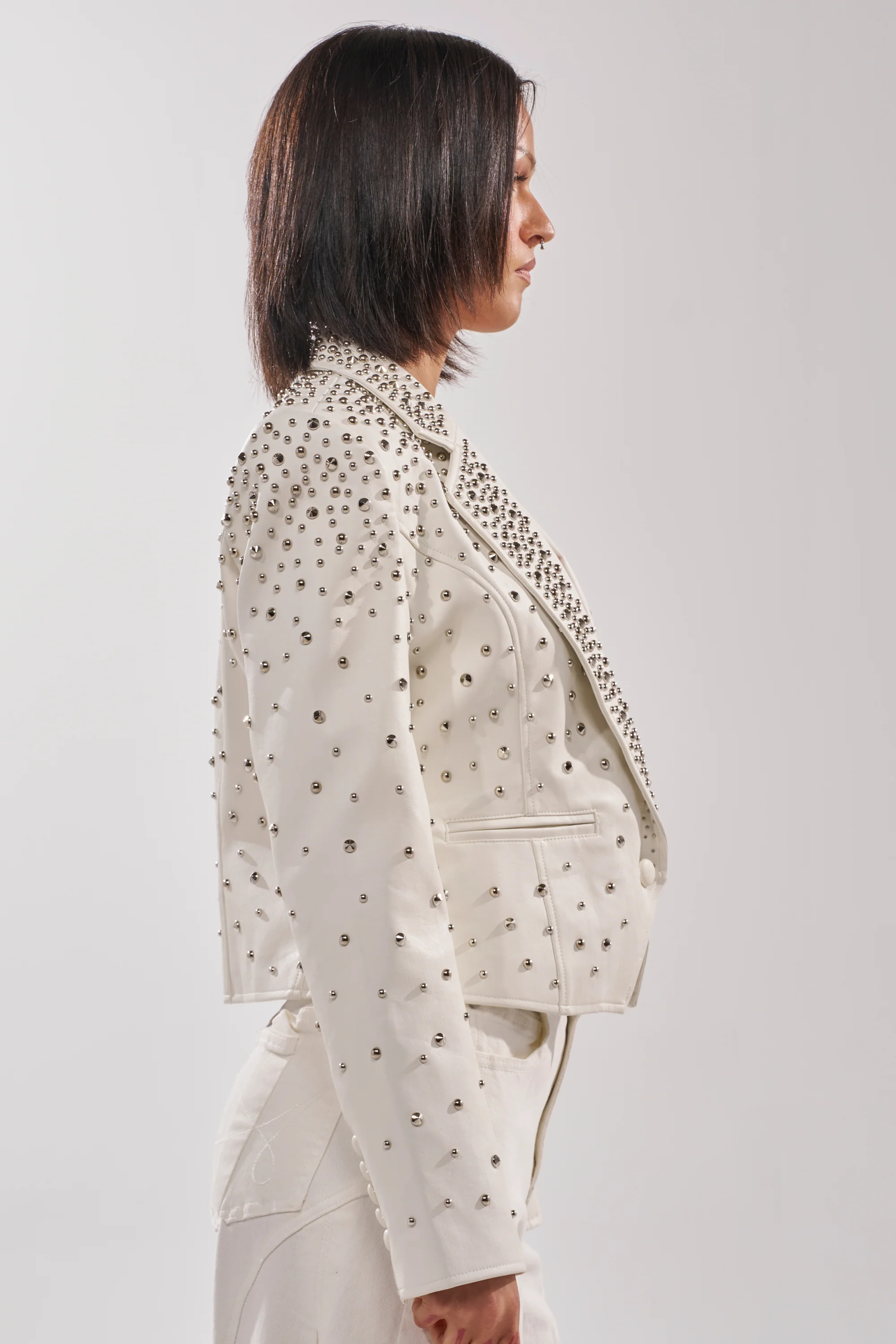 VIVA VEGAS FITTED MOTO JACKET - Image 4