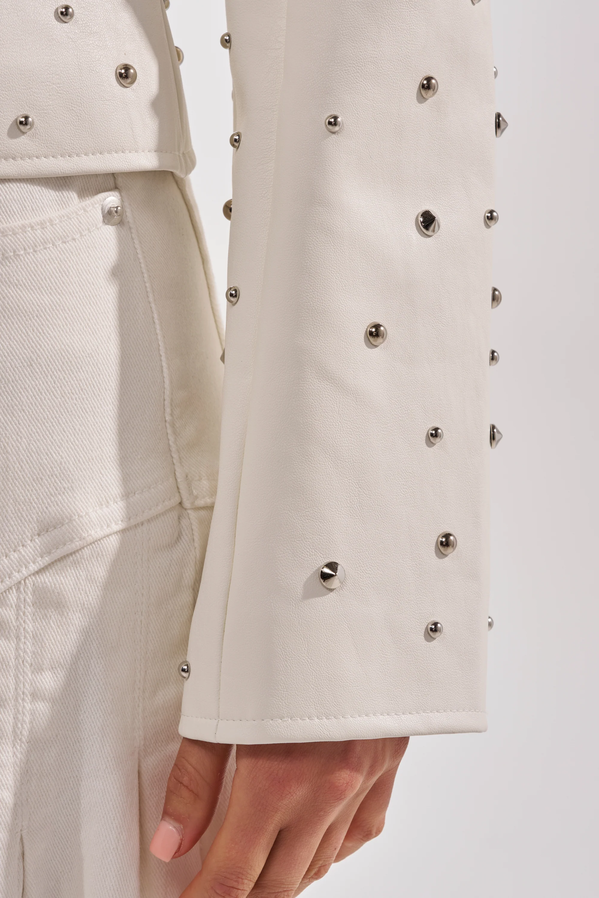 VIVA VEGAS FITTED MOTO JACKET - Image 9