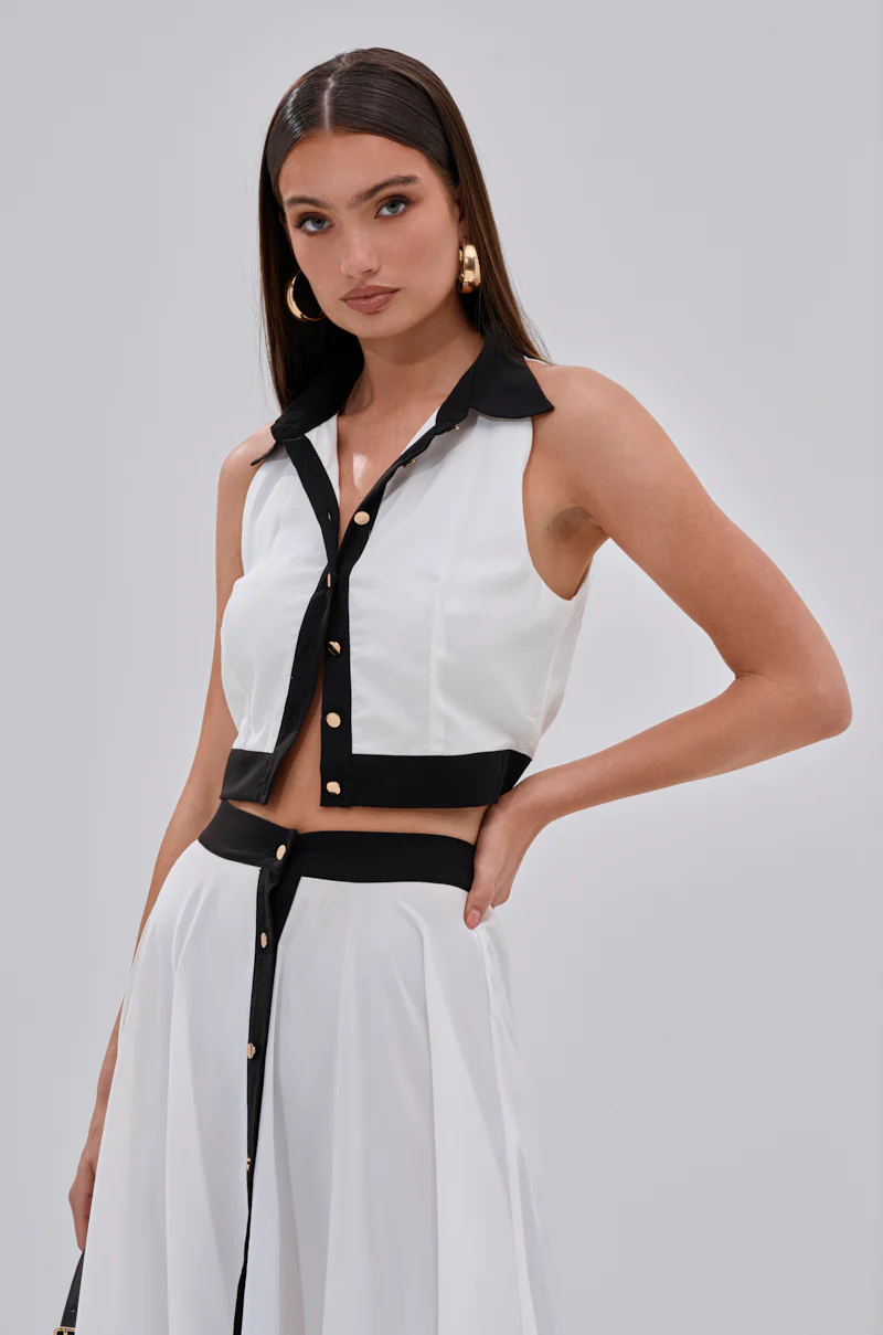 VIVI BUTTON DOWN BLOUSE - Image 2
