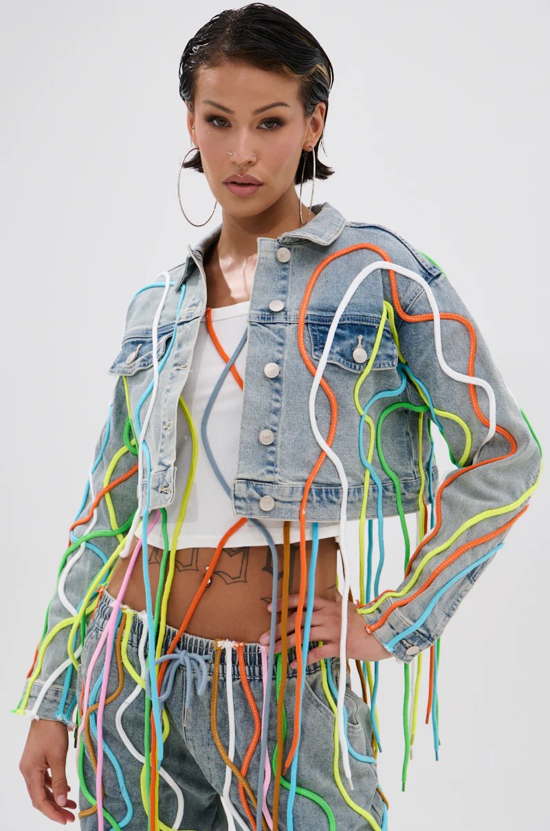 WALK IT TALK IT DENIM JACKET