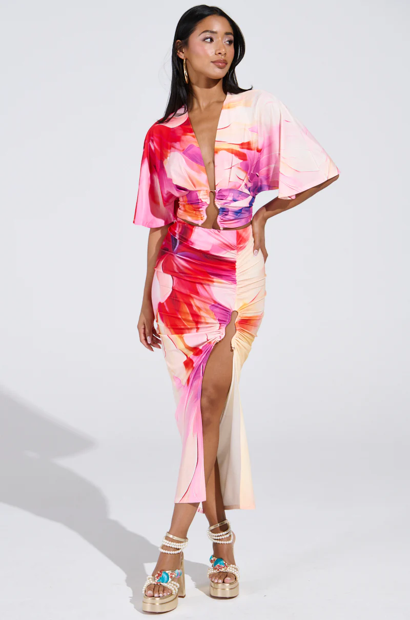 WILD FIRE FLORAL BLOUSE - Image 5