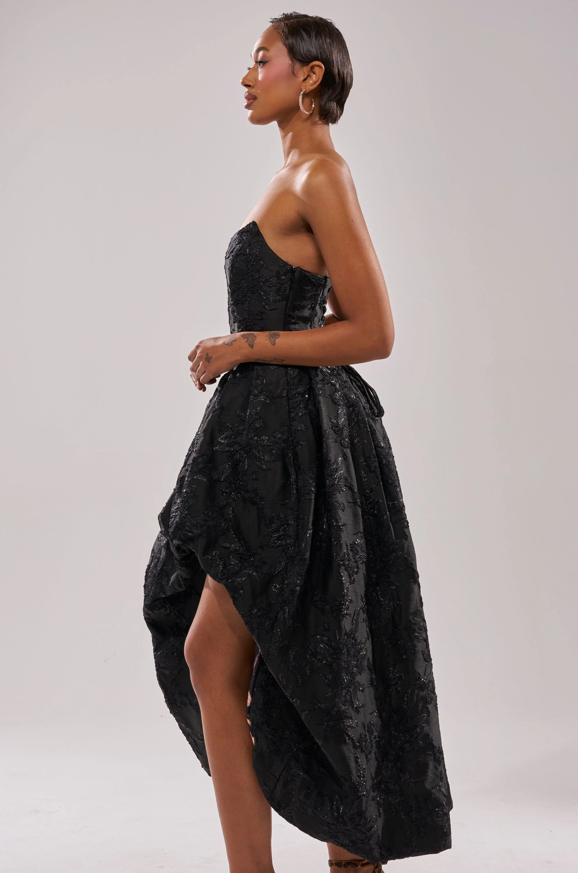 WILD THANG PRINTED HI LOW DRESS - Image 4