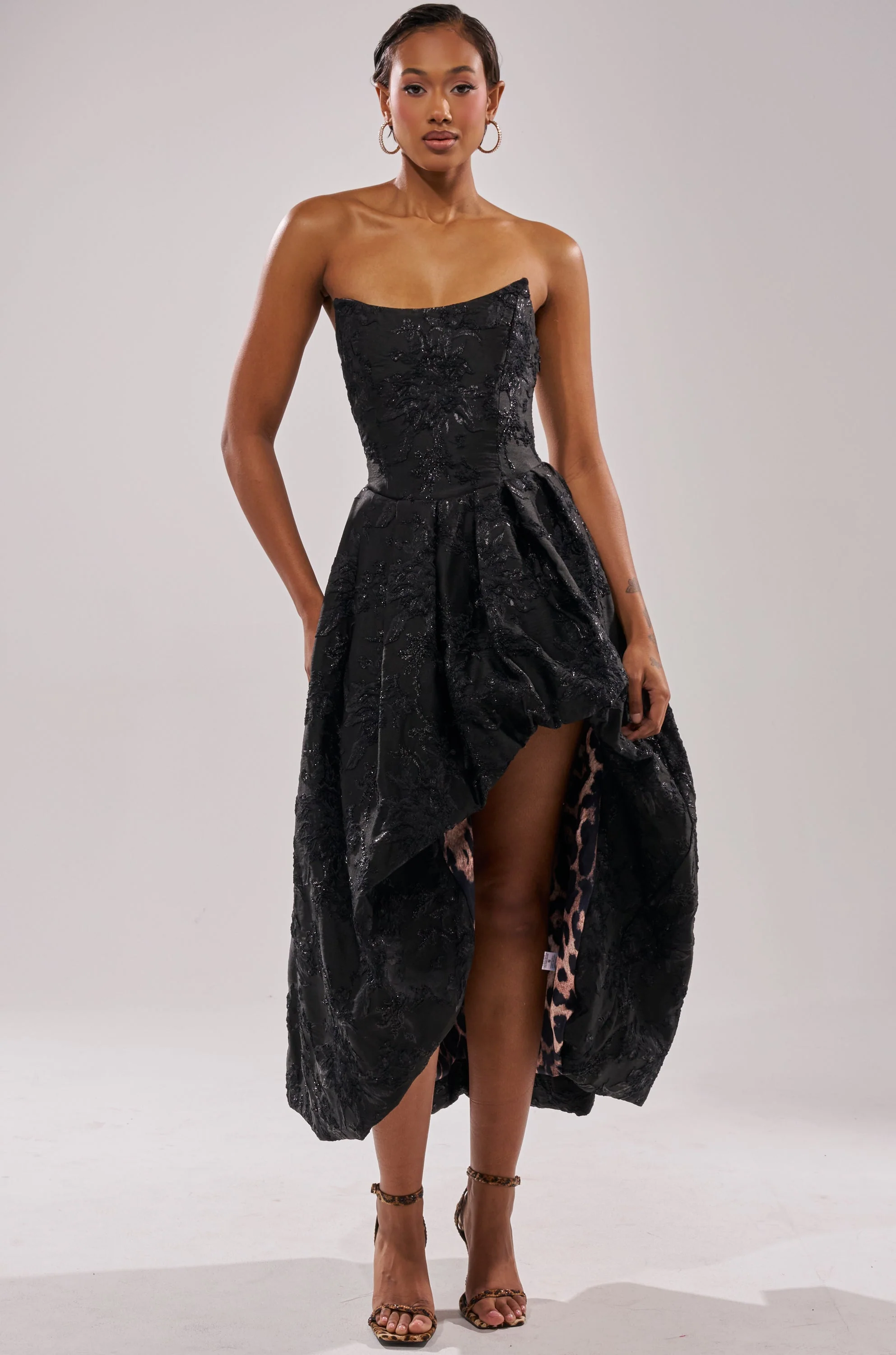 WILD THANG PRINTED HI LOW DRESS - Image 6