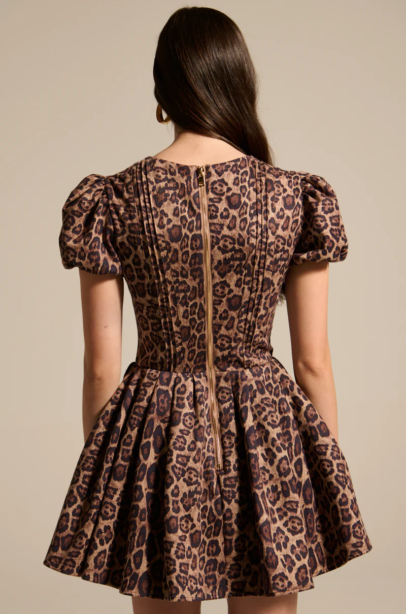 WILD THING PRINTED MINI DRESS - Image 5