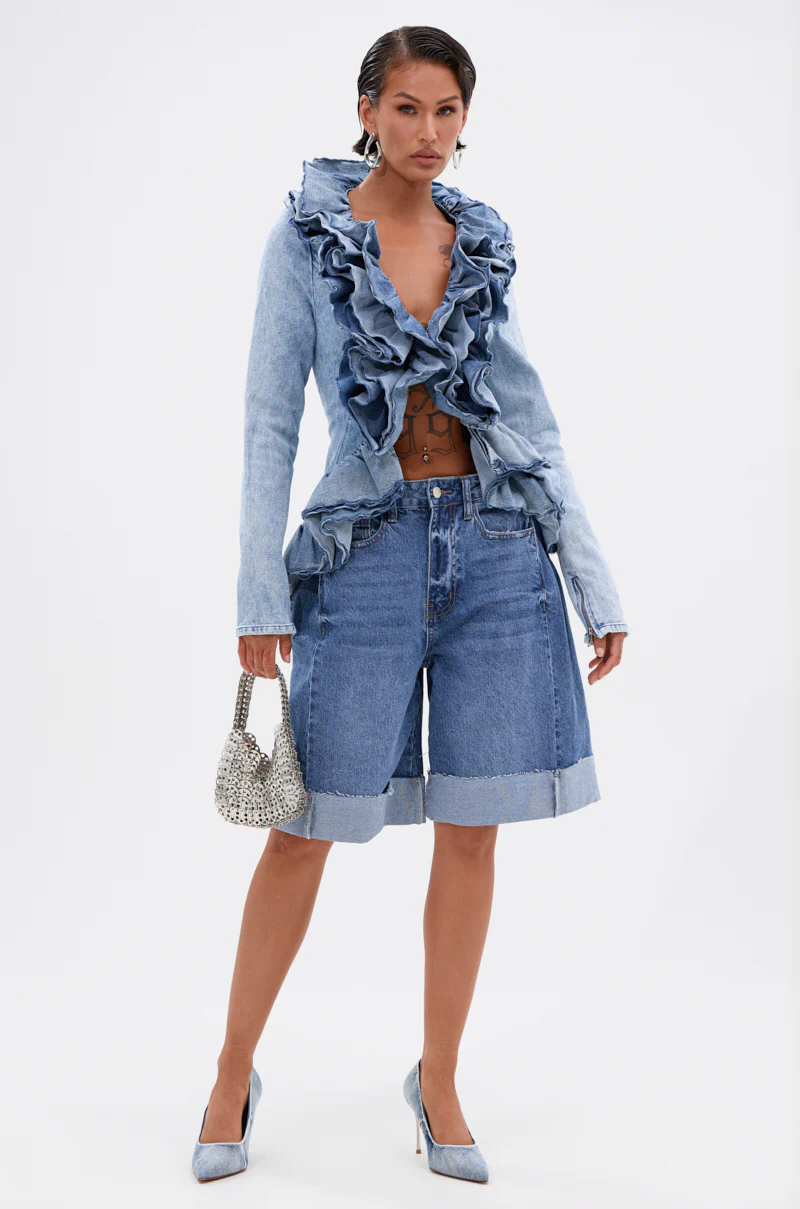 WILD WEST RUFFLE DETAIL BLOUSE - Image 6