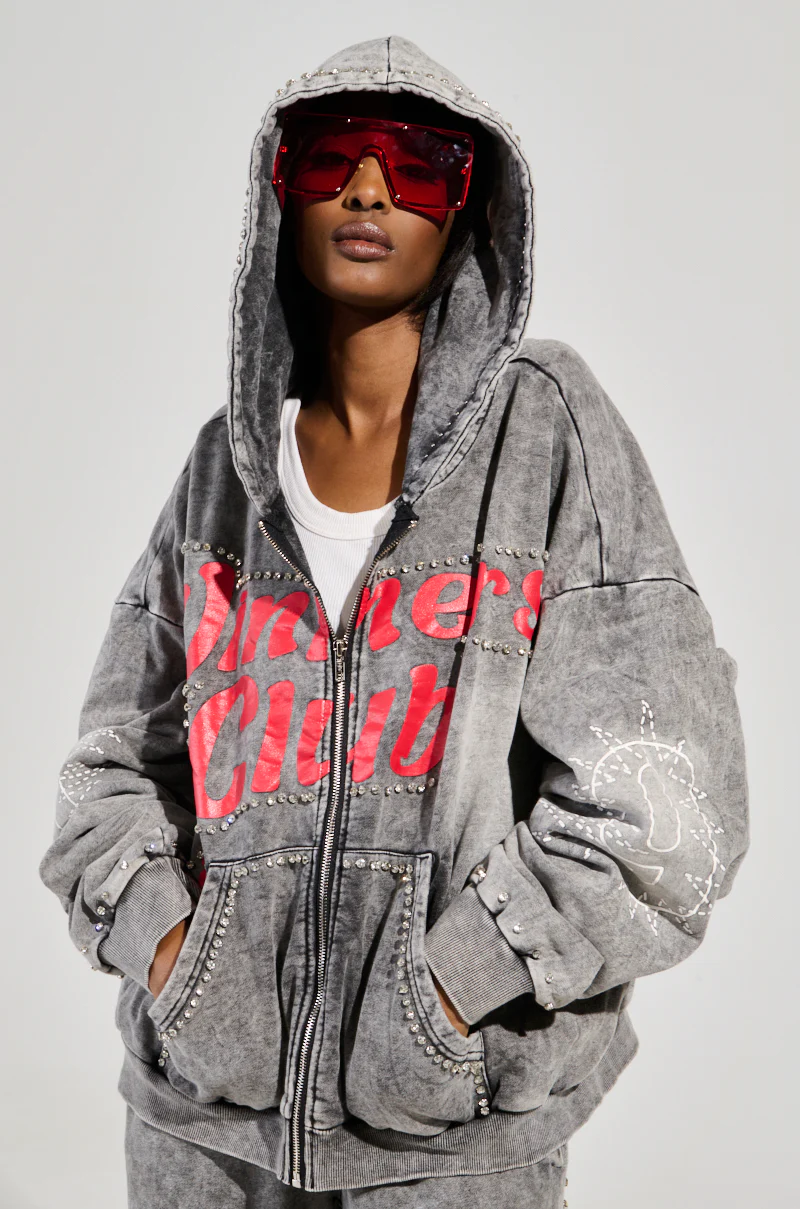WINNERS CLUB ZIP UP SWEATSHIRT - Image 2