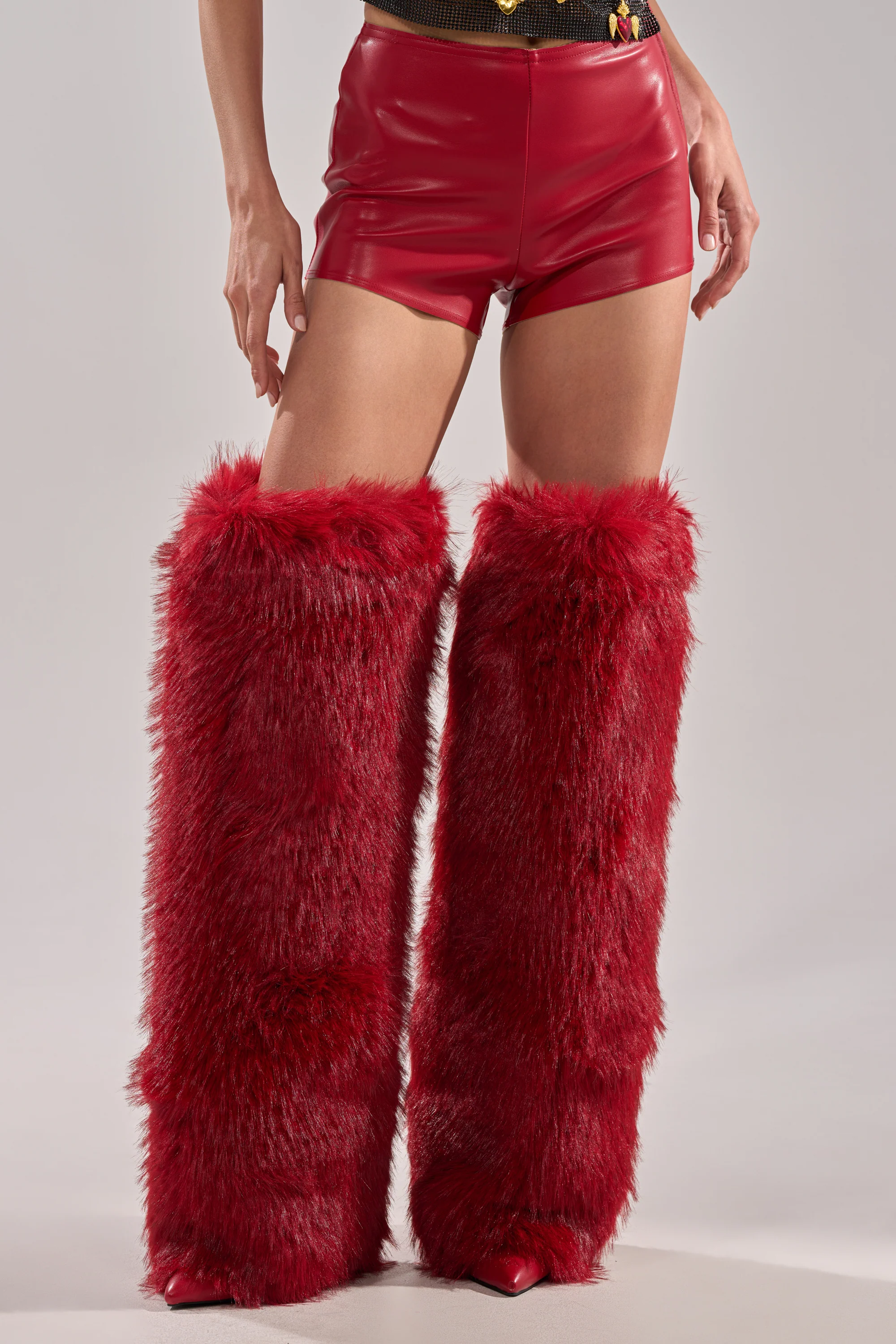 WONT LET IT GO FAUX LEATHER SHORT - Image 3