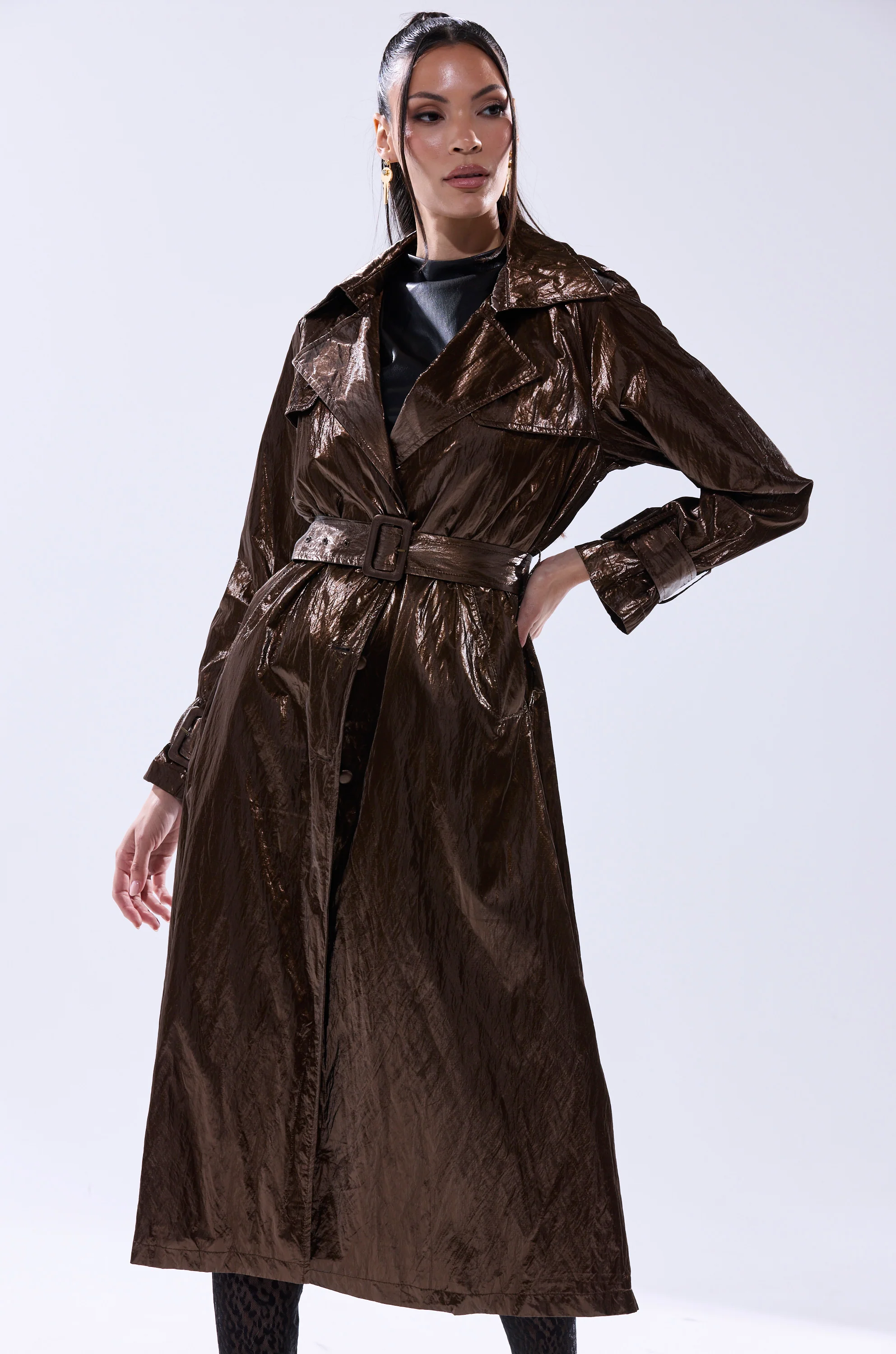 WORK OF ART METALLIC TRENCH - Image 3