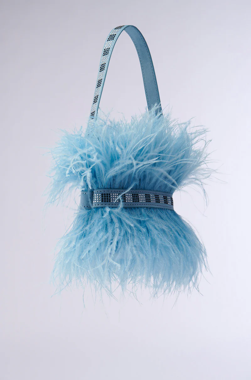WORTH IT ALL FEATHER PURSE - Image 4