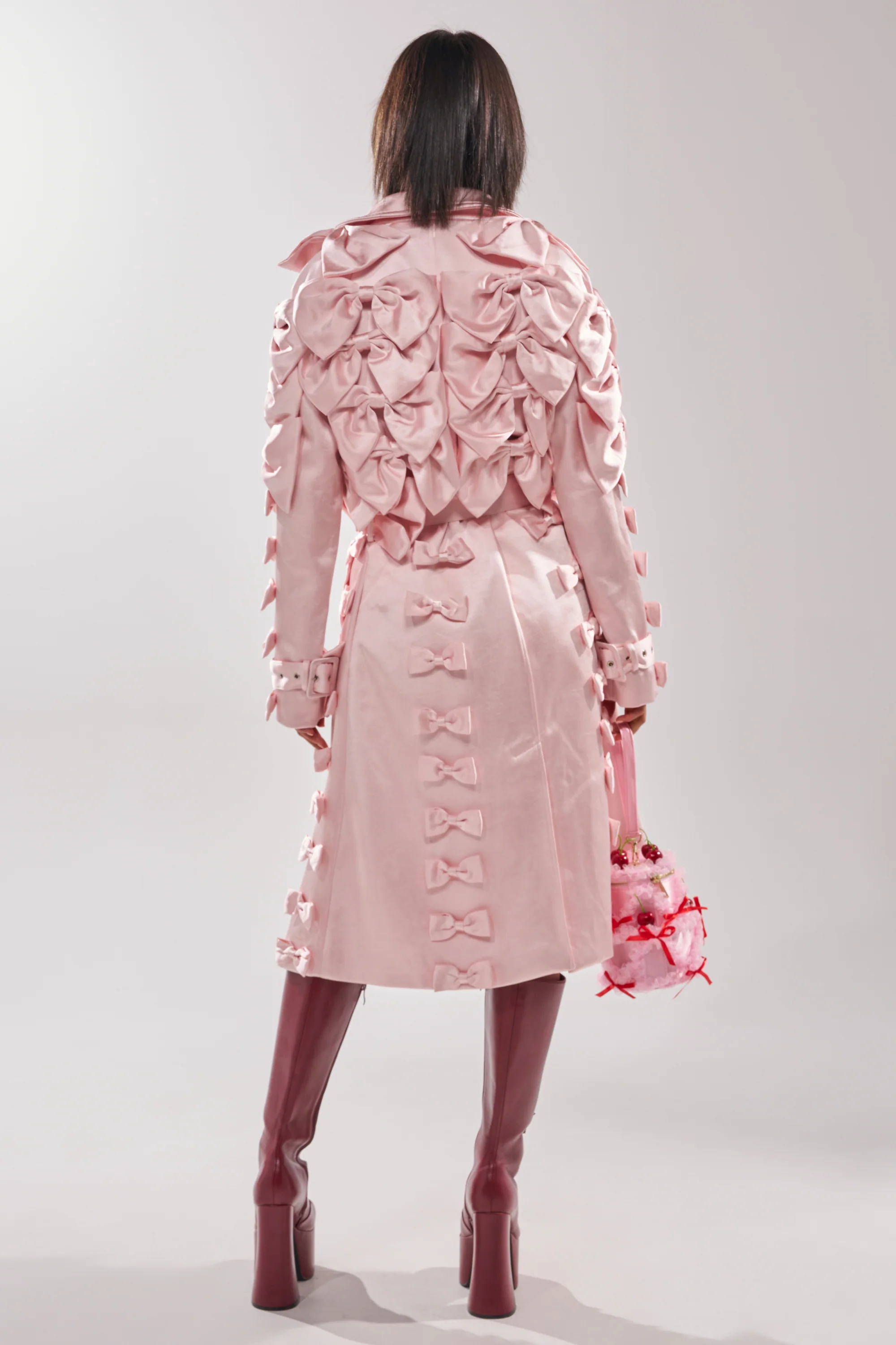 WRAP ME WITH A SATIN BOW TRENCH - Image 7
