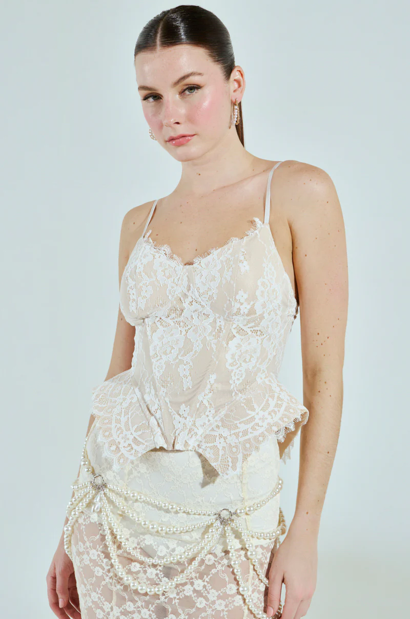 YES PLEASE LACE CORSET - Image 4